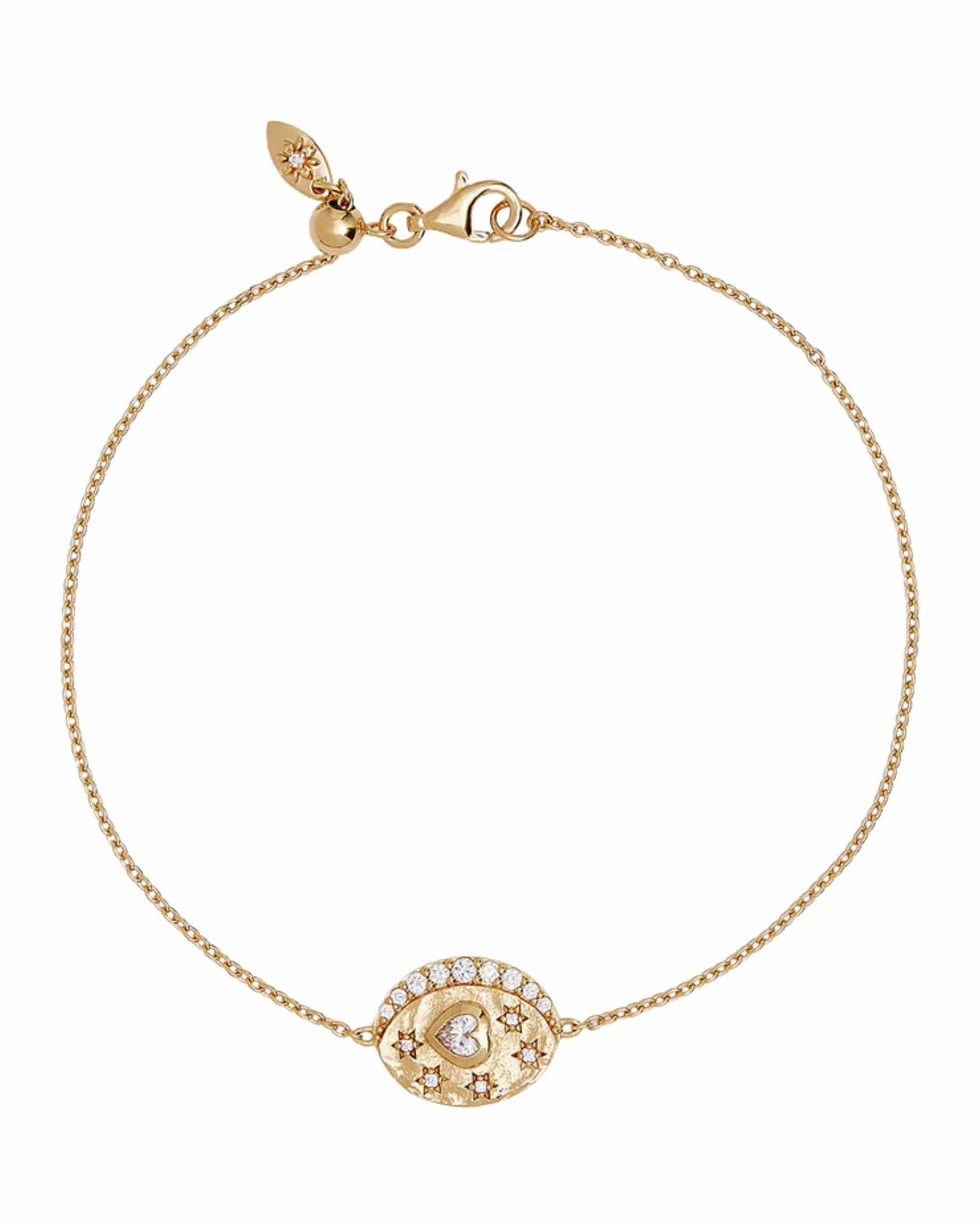 By Charlotte 18k Gold Vermeil Love You To The Moon And Back - Bracelet