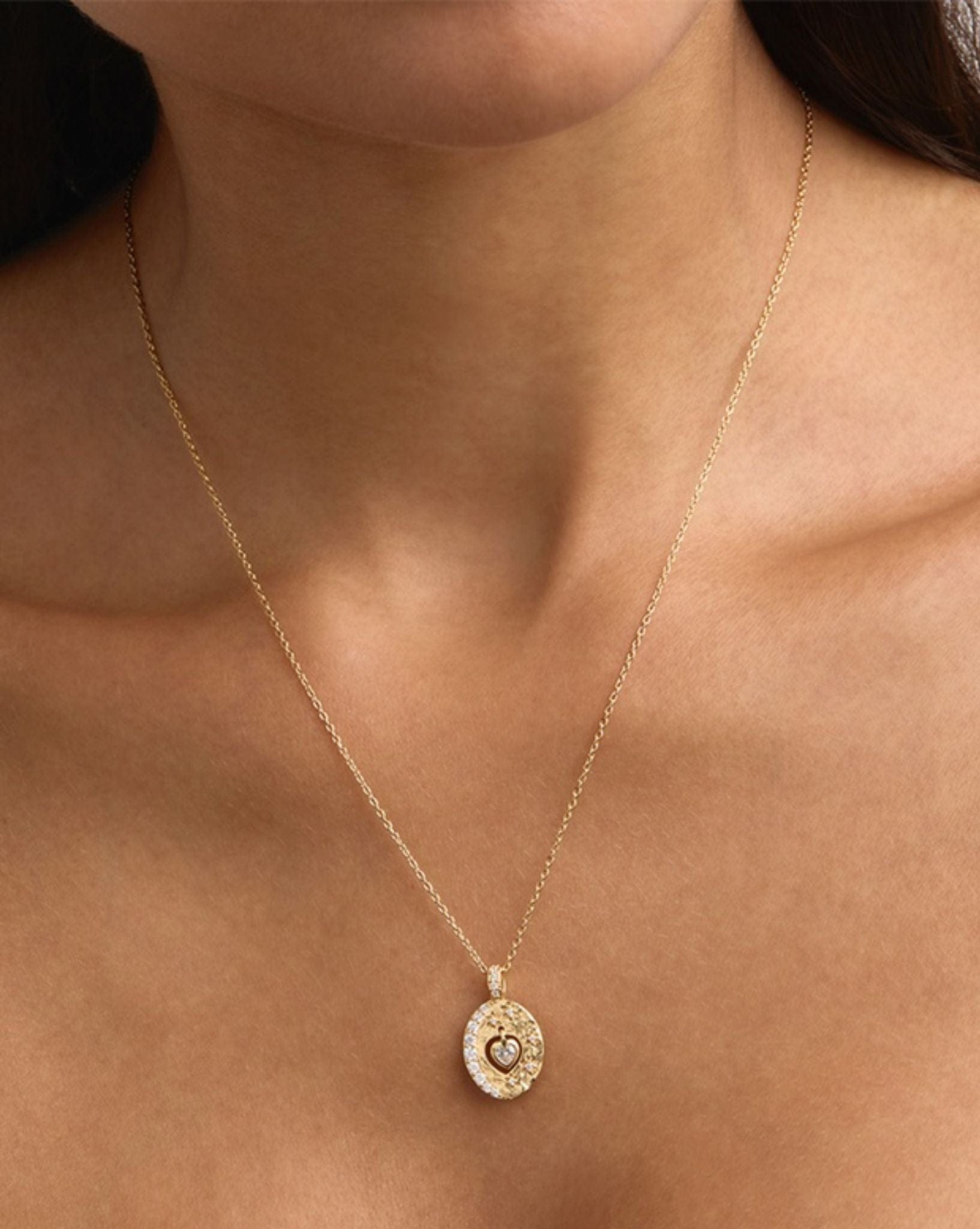 By Charlotte 18k Gold Vermeil-Love You to the Moon and Back Necklace