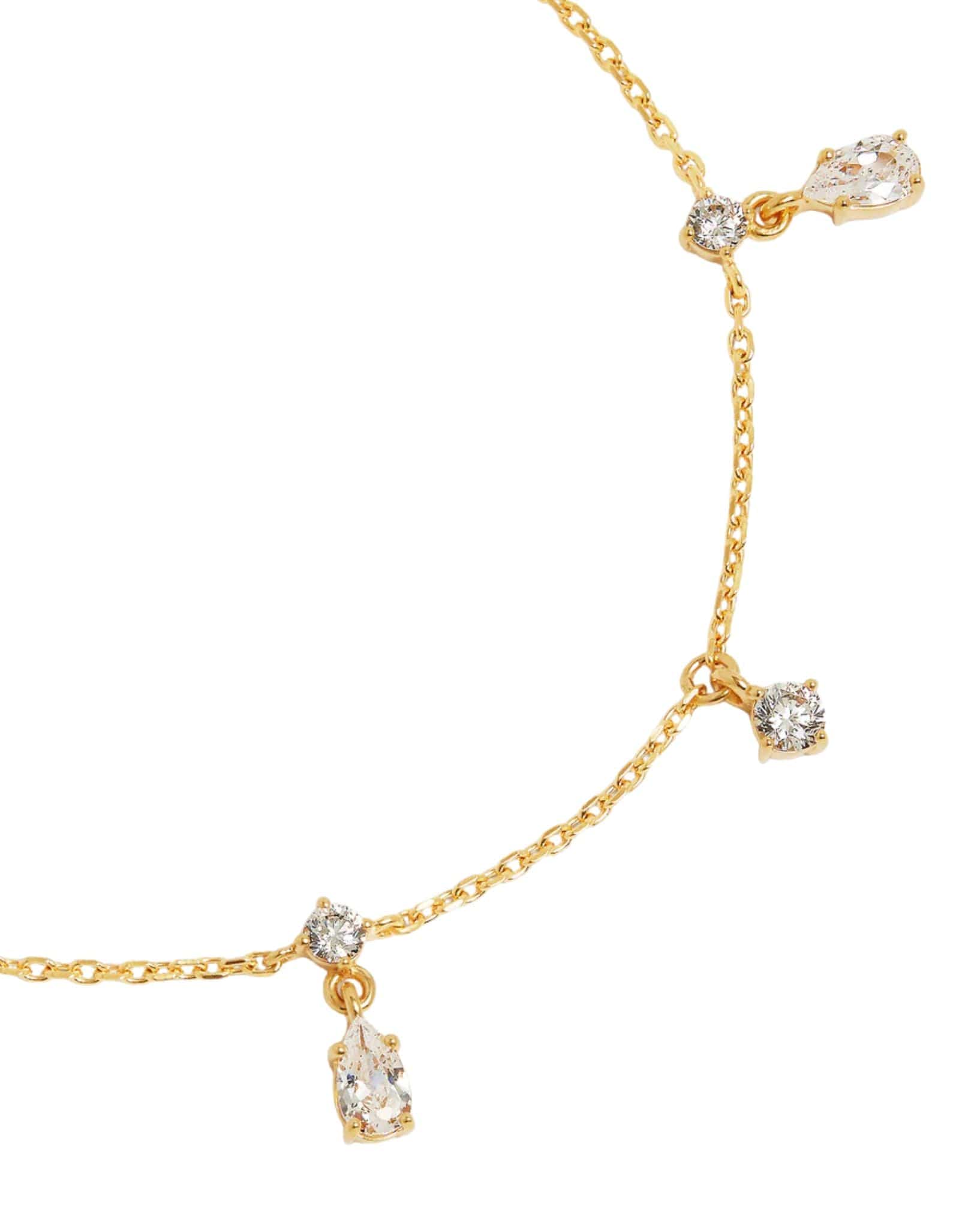 By Charlotte 18k Gold Vermeil No Rain, No Flowers Bracelet