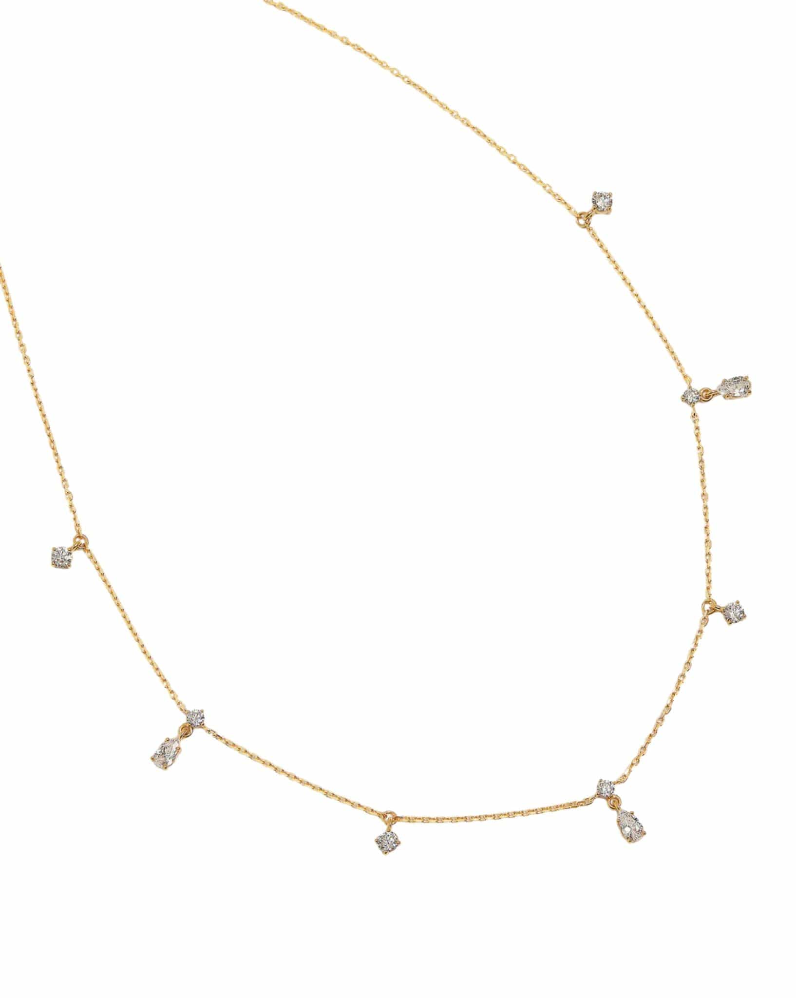 By Charlotte 18k Gold Vermeil No Rain, No Flowers Choker