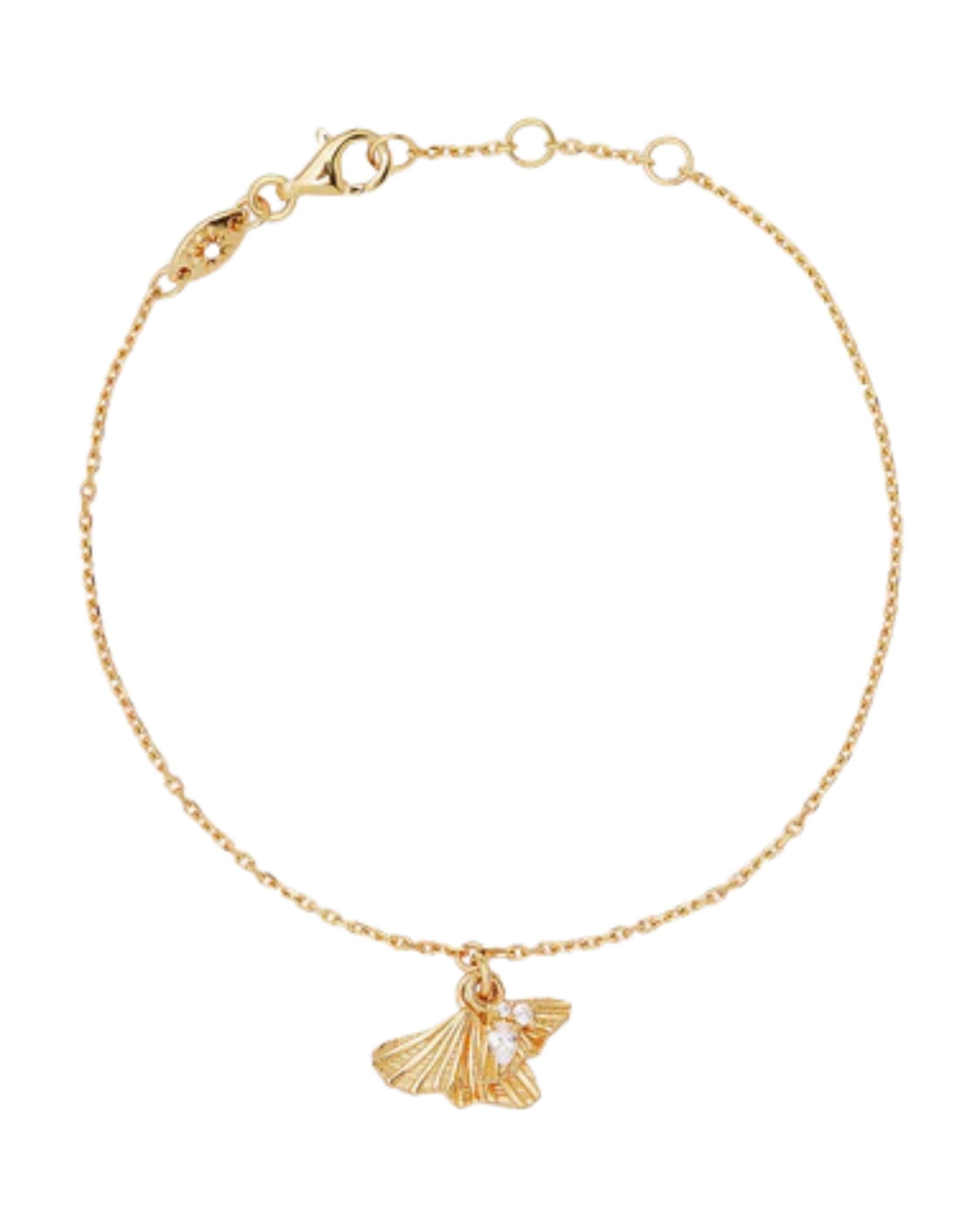 By Charlotte 18k Gold Vermeil Ocean Whisper Bracelet