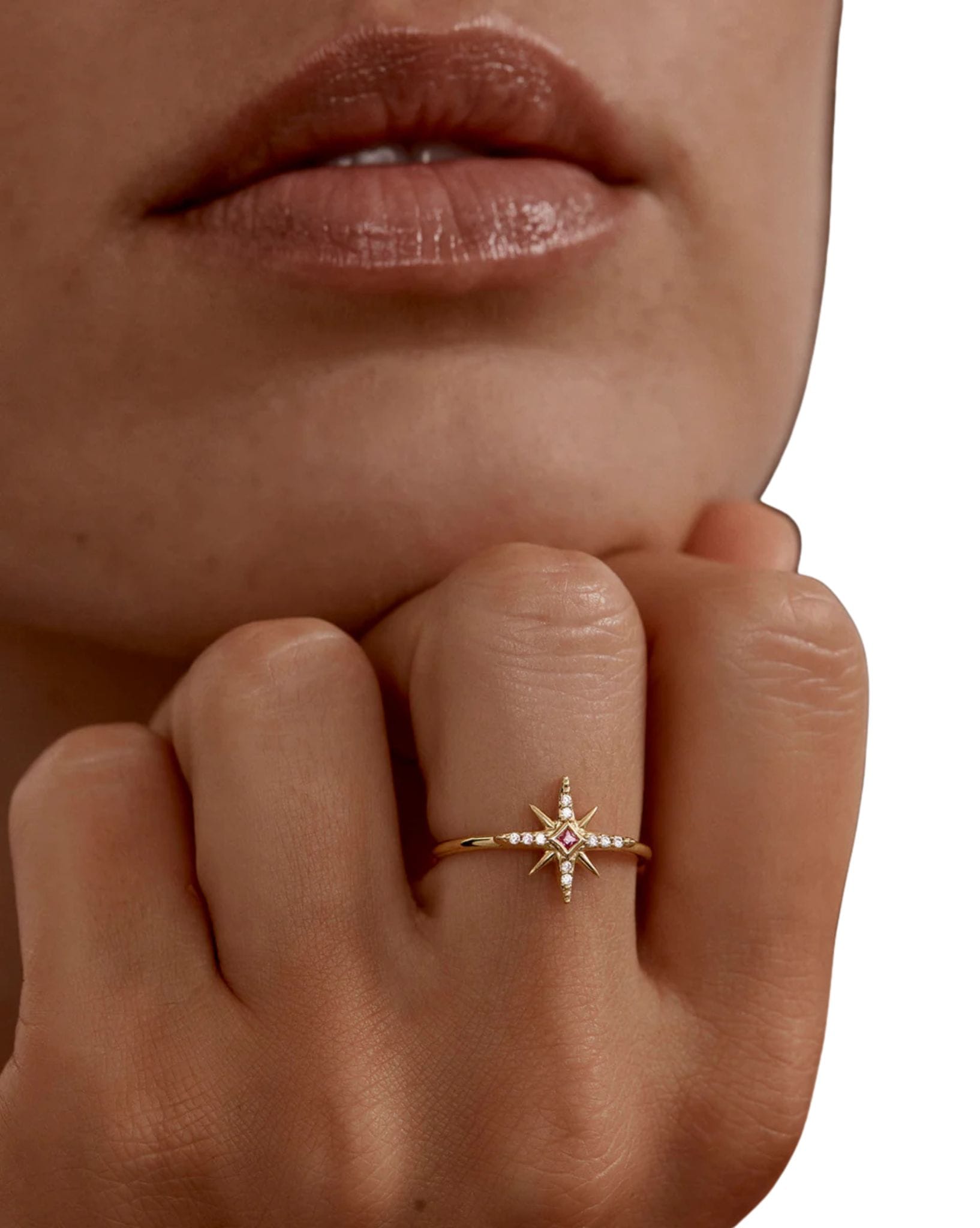 By Charlotte 18k Gold Vermeil - Starry Night Ring