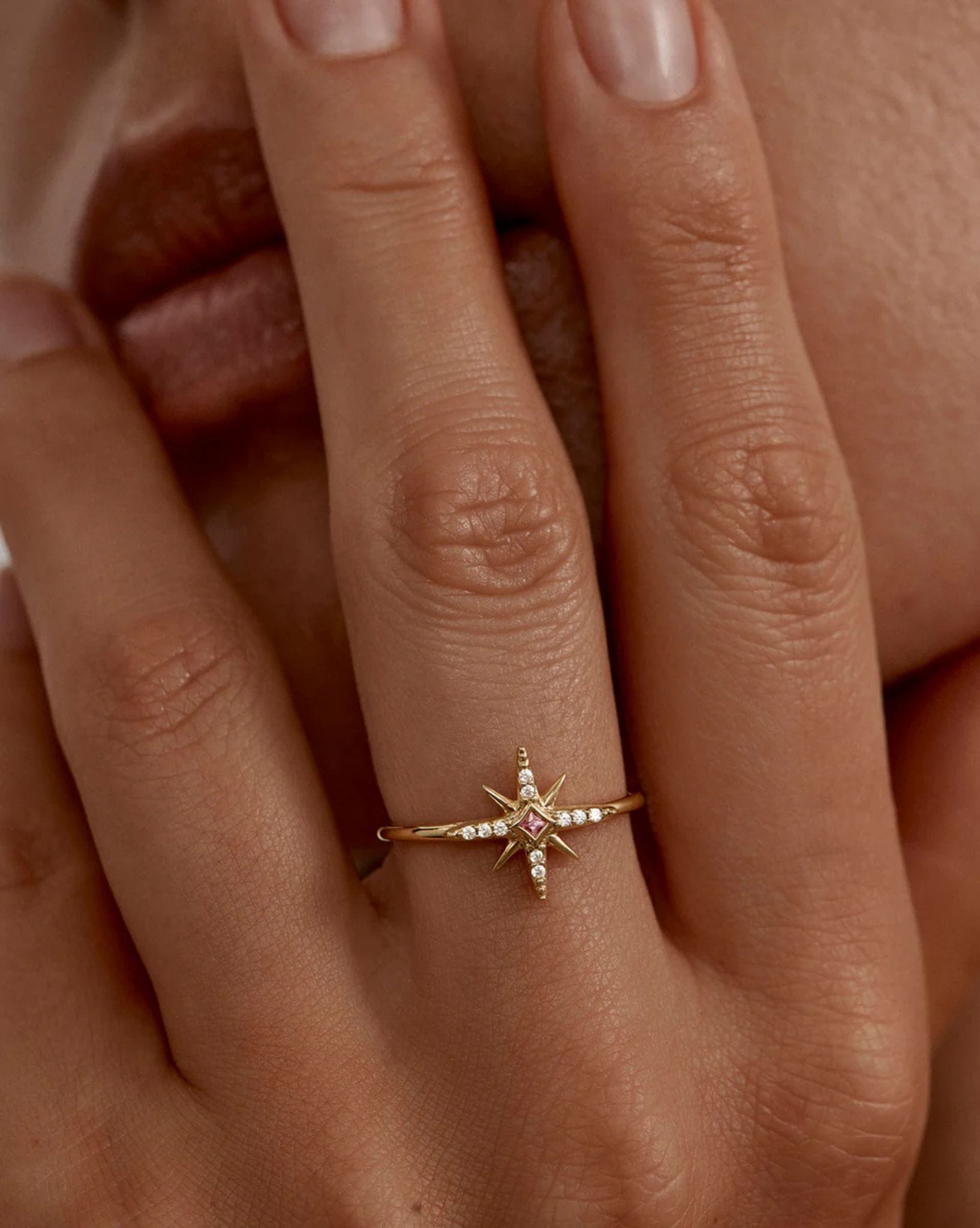 By Charlotte 18k Gold Vermeil - Starry Night Ring