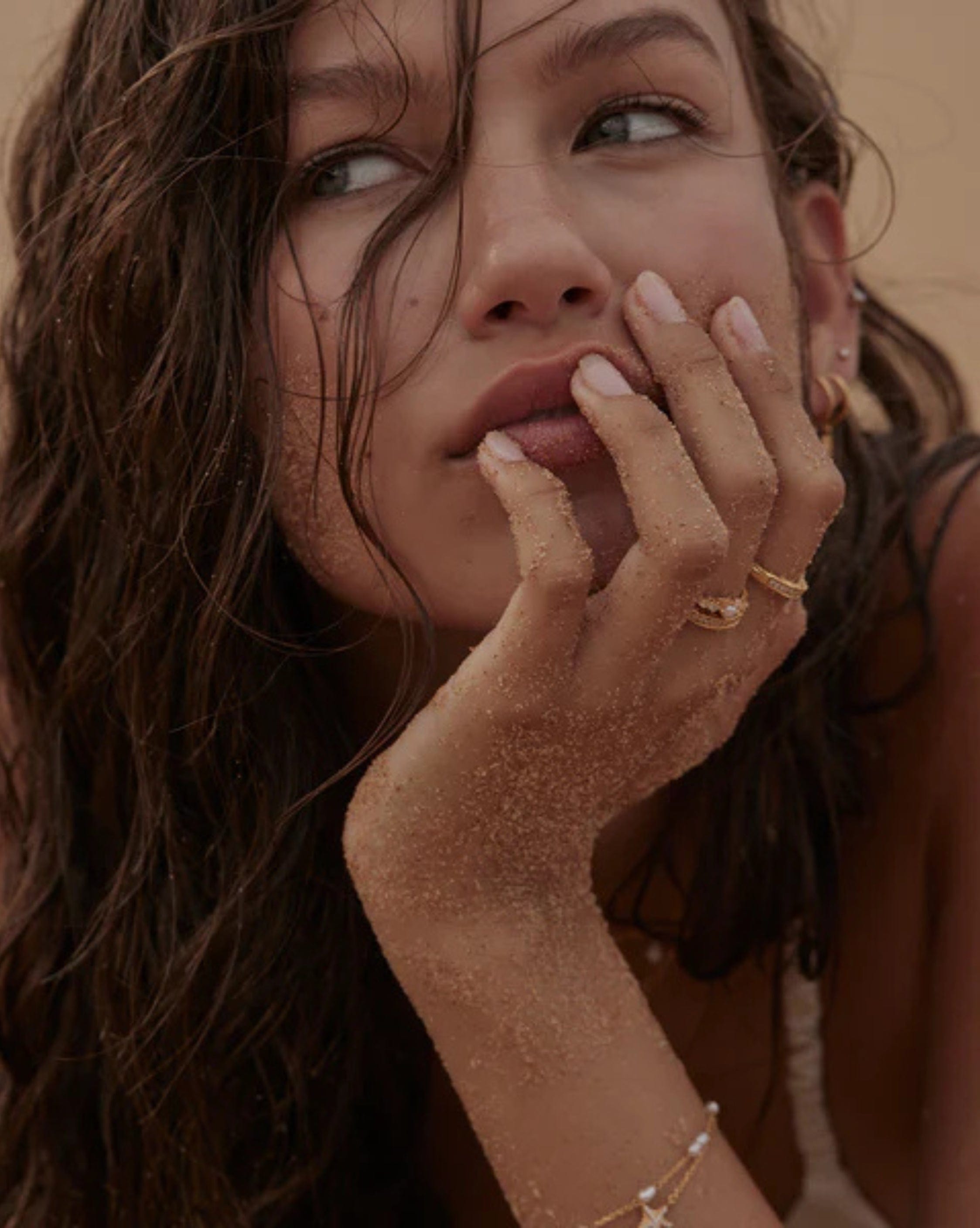 By Charlotte 18k Gold Vermeil Sunkissed Horizon Ring