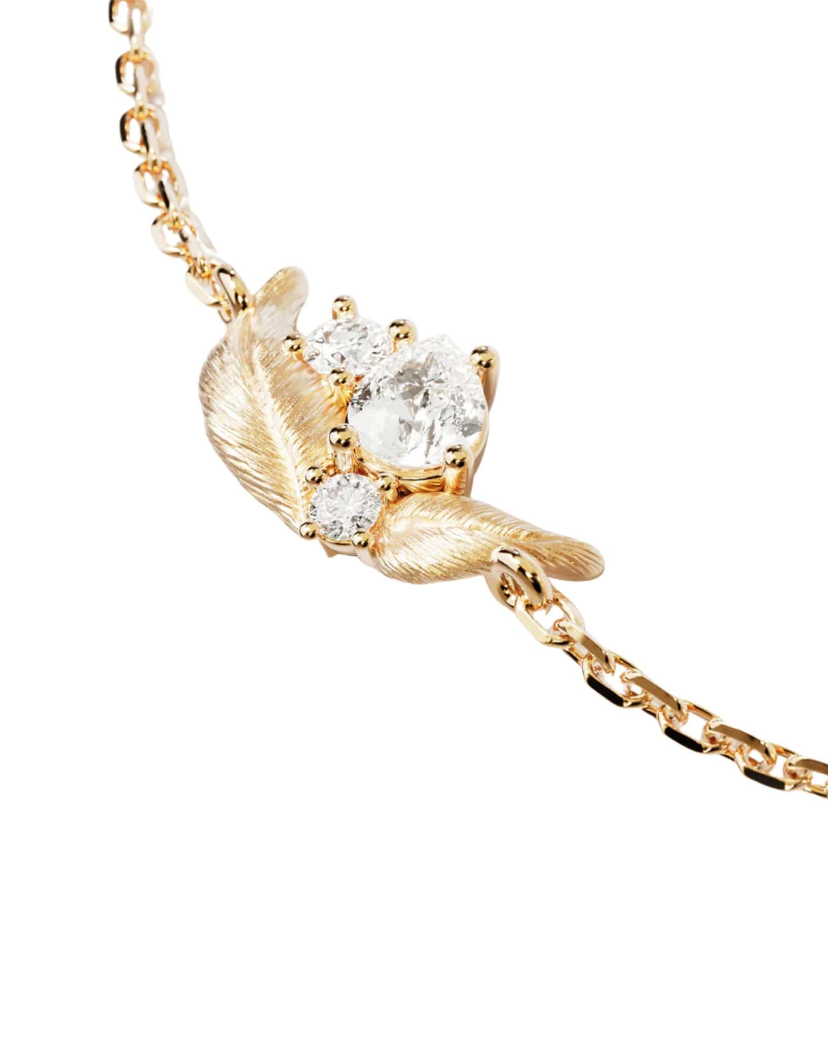 By Charlotte 18k Gold Vermeil Through the Seasons Bracelet