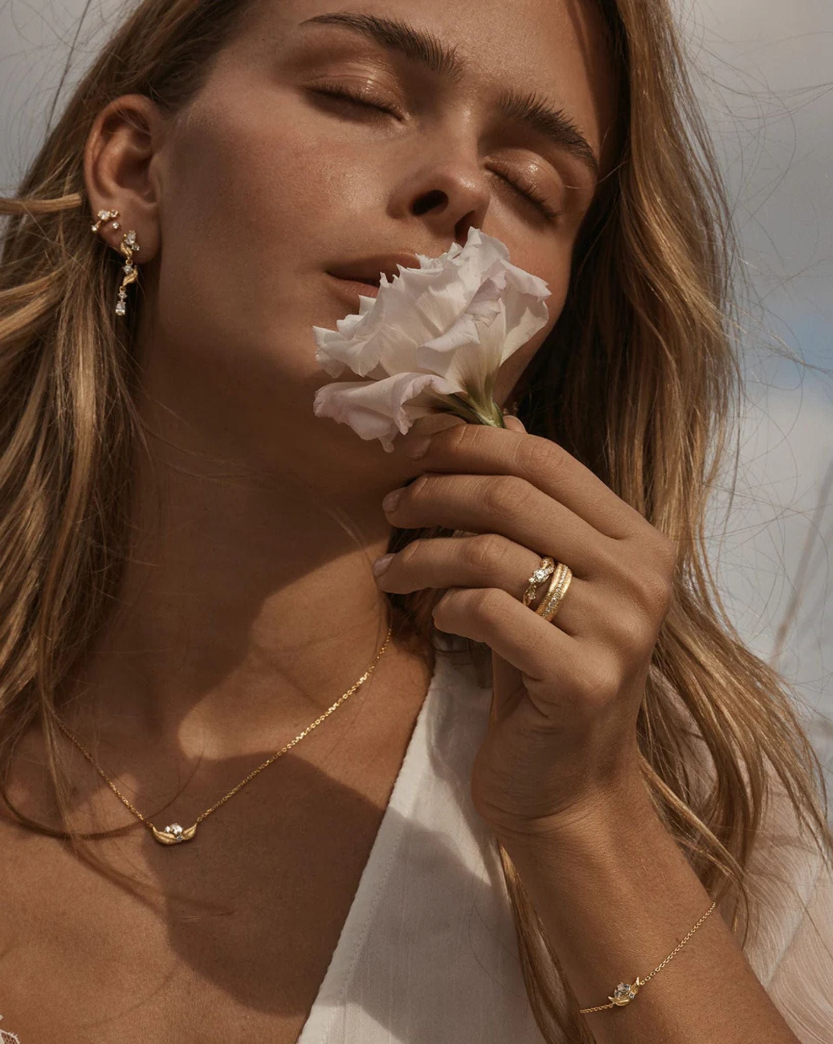 By Charlotte 18k Gold Vermeil Through the Seasons Necklace