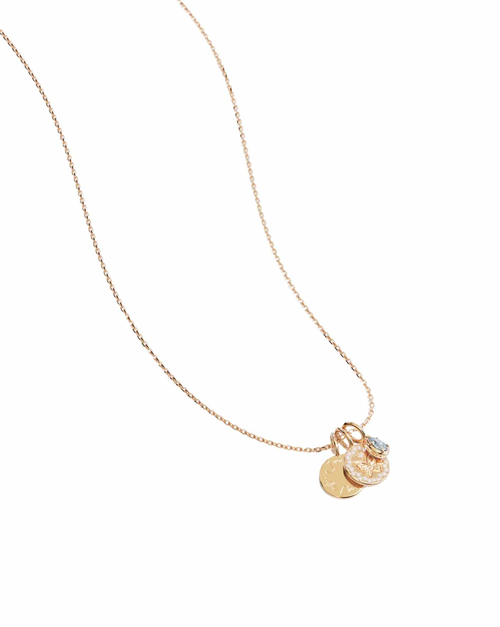 By Charlotte 18k Gold Vermeil - With Freedom I Become Necklace