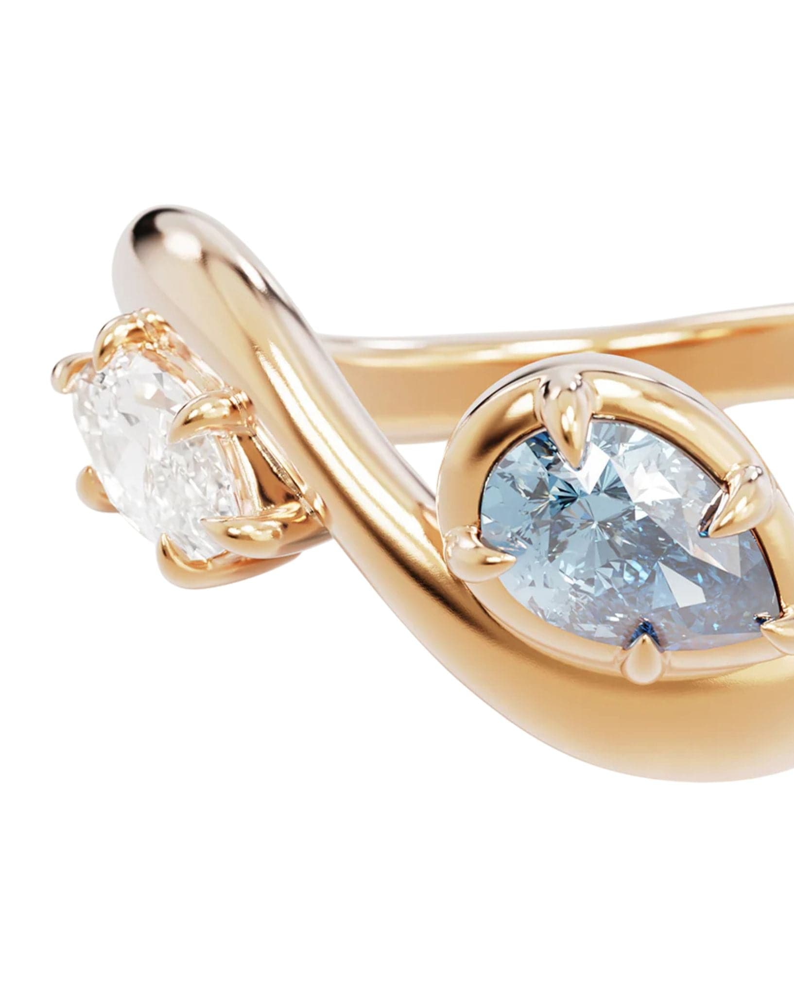 By Charlotte 18k Gold Vermeil - With Freedom I Become Ring