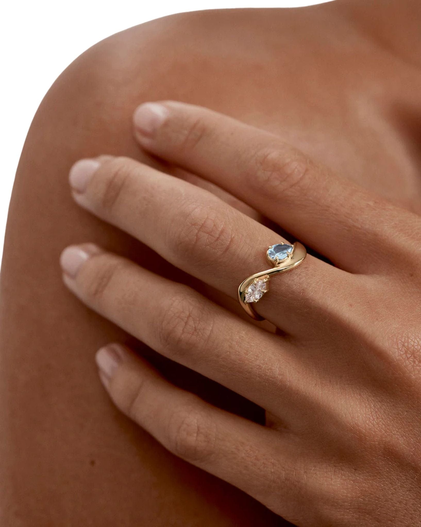 By Charlotte 18k Gold Vermeil - With Freedom I Become Ring
