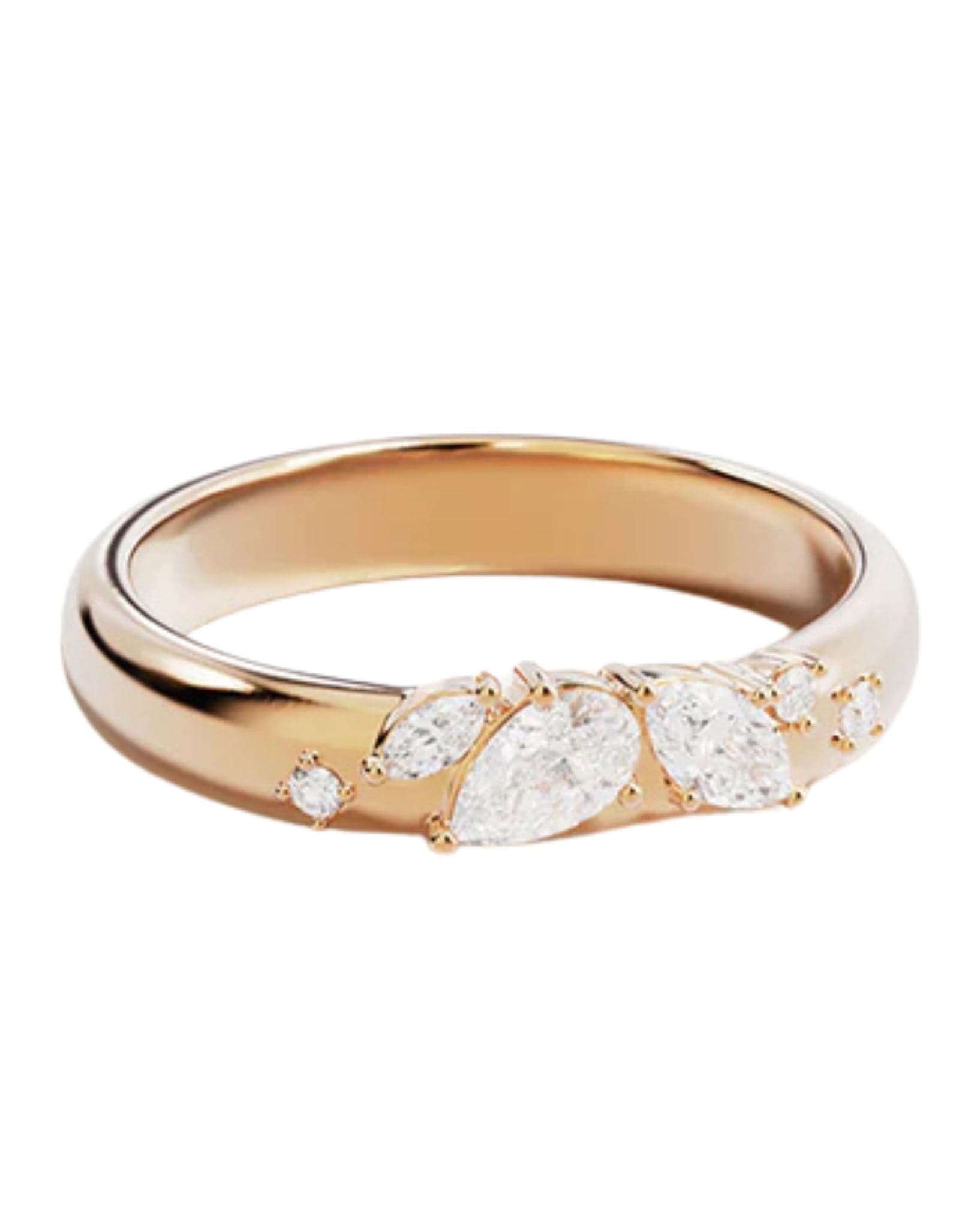 By Charlotte 18k Gold Vermeil - With Wings I Fly Ring