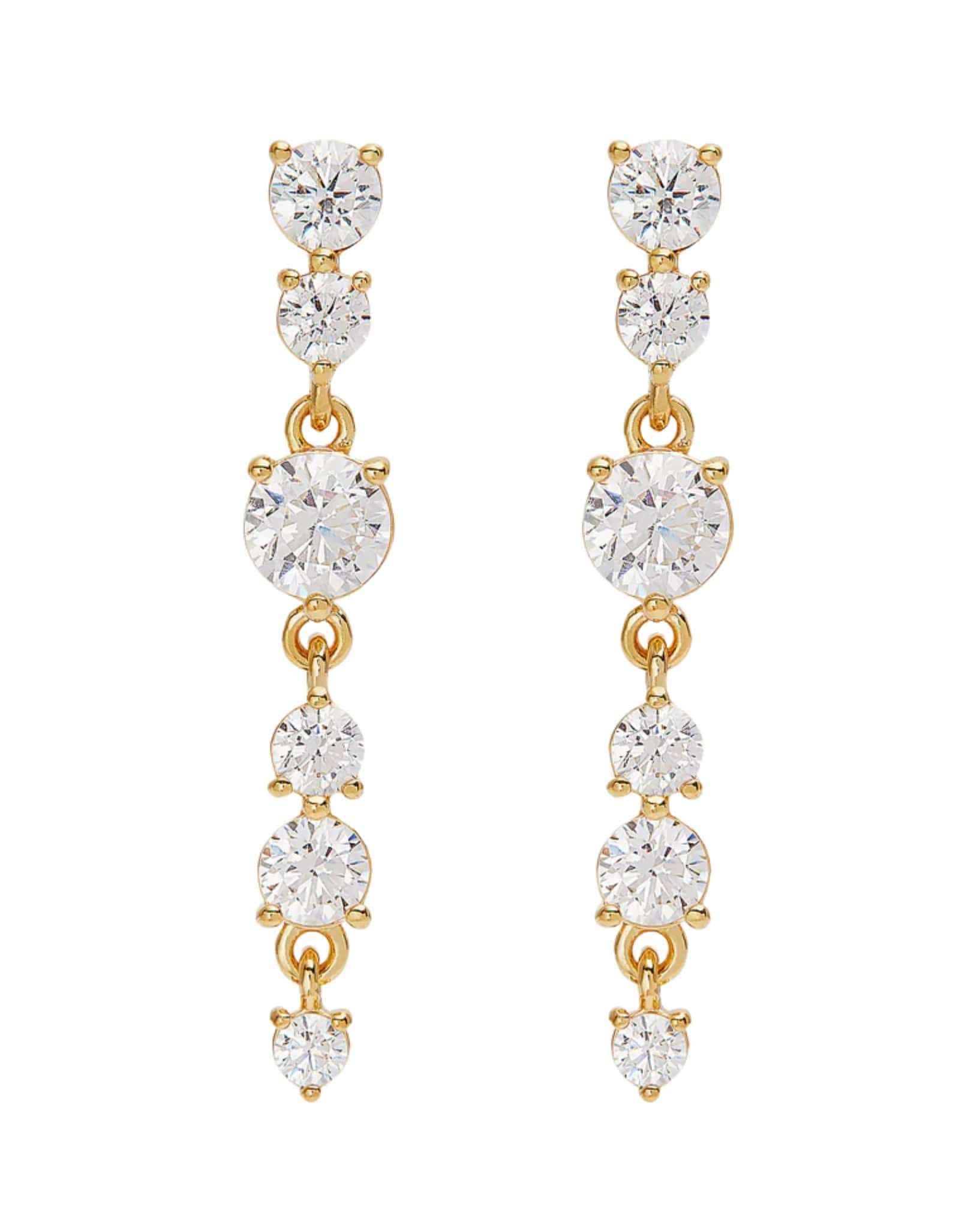 By Charlotte Gold Forever Yours Drop Earrings
