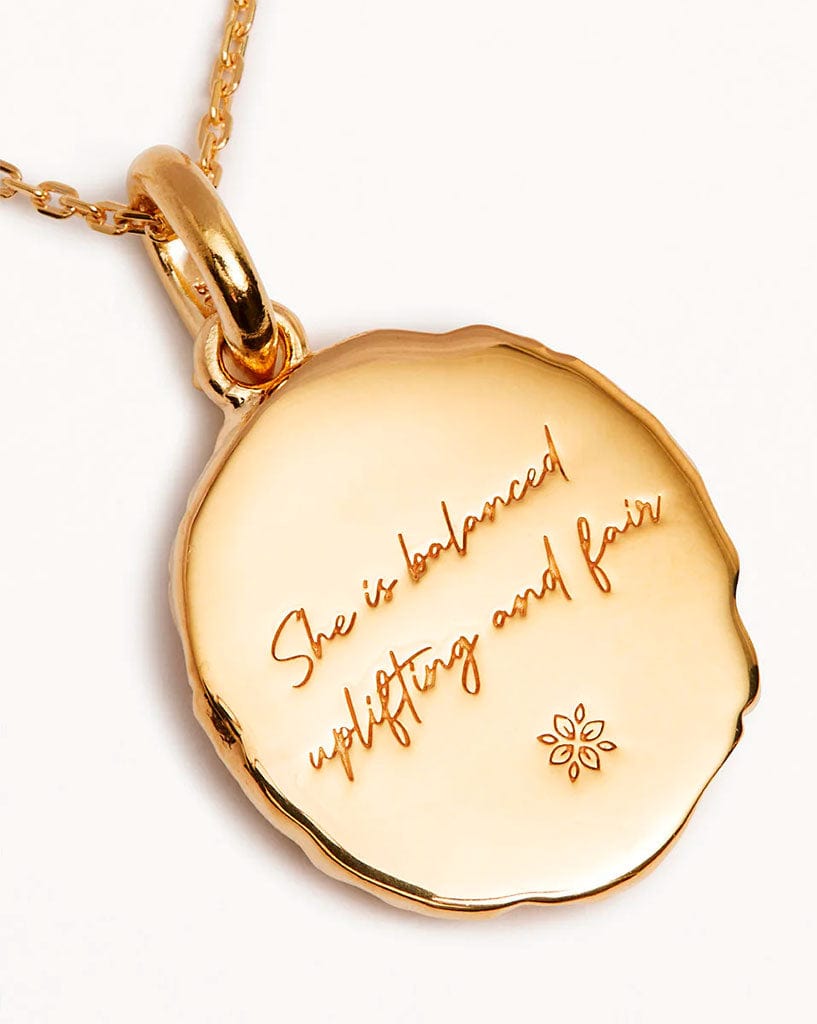 By Charlotte Gold She Is Scorpio Zodiac Necklace