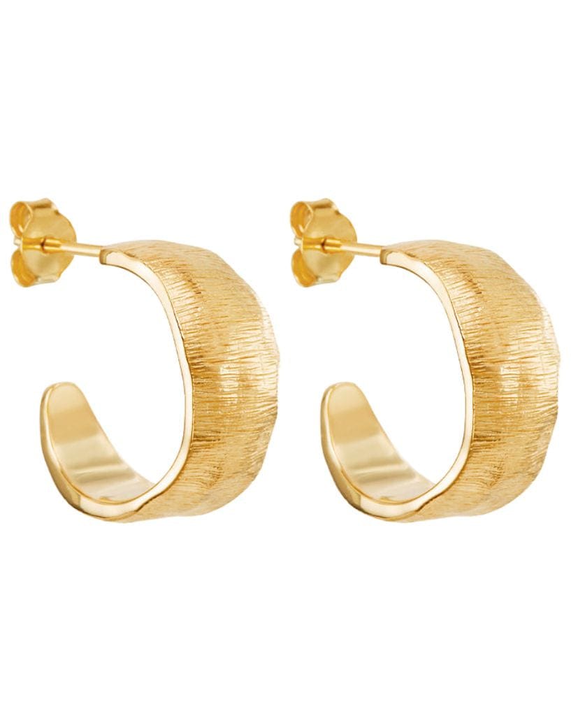 By Charlotte Gold - Woven Light Hoops