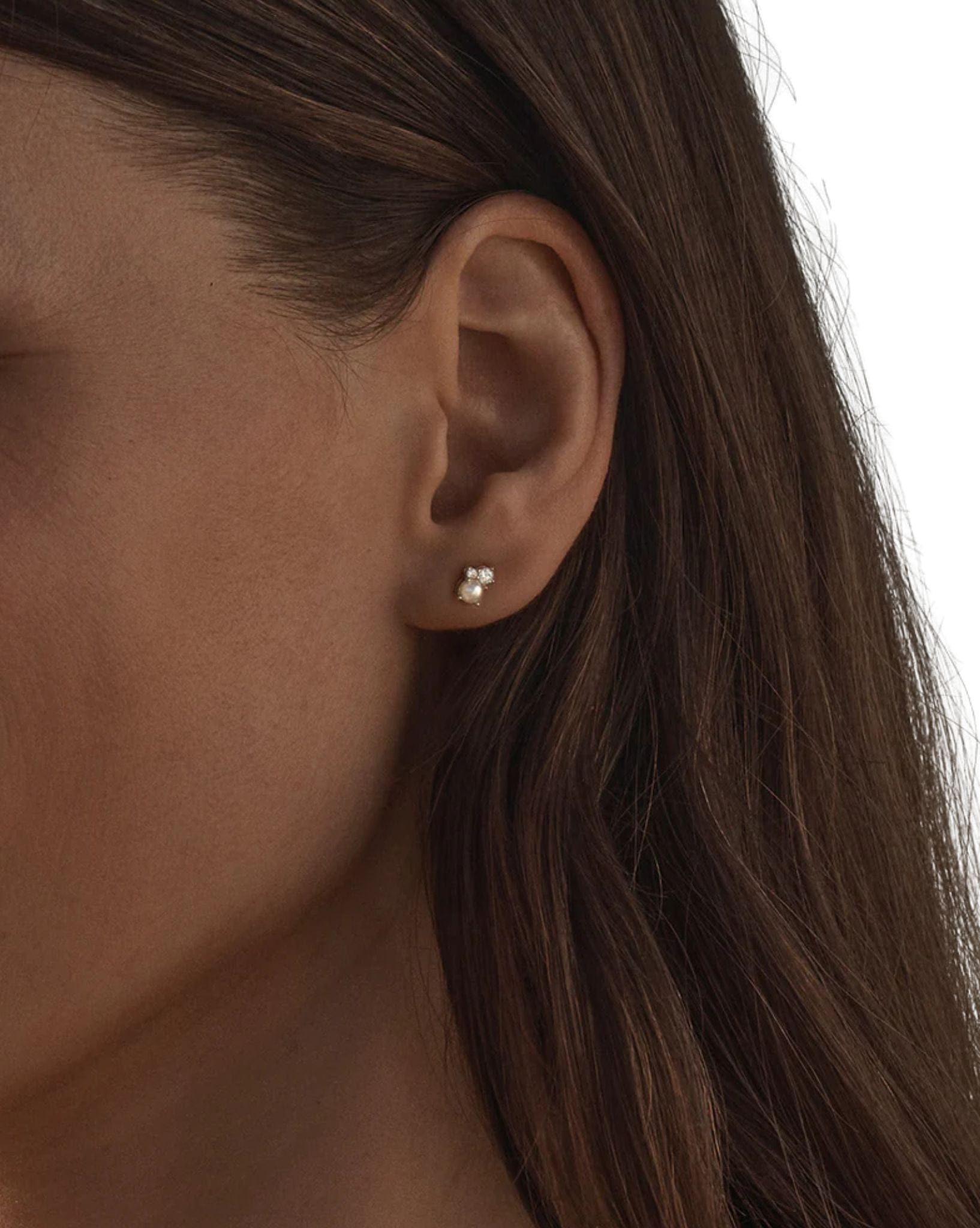 By Charlotte Love In Stillness Pearl Stud Earrings