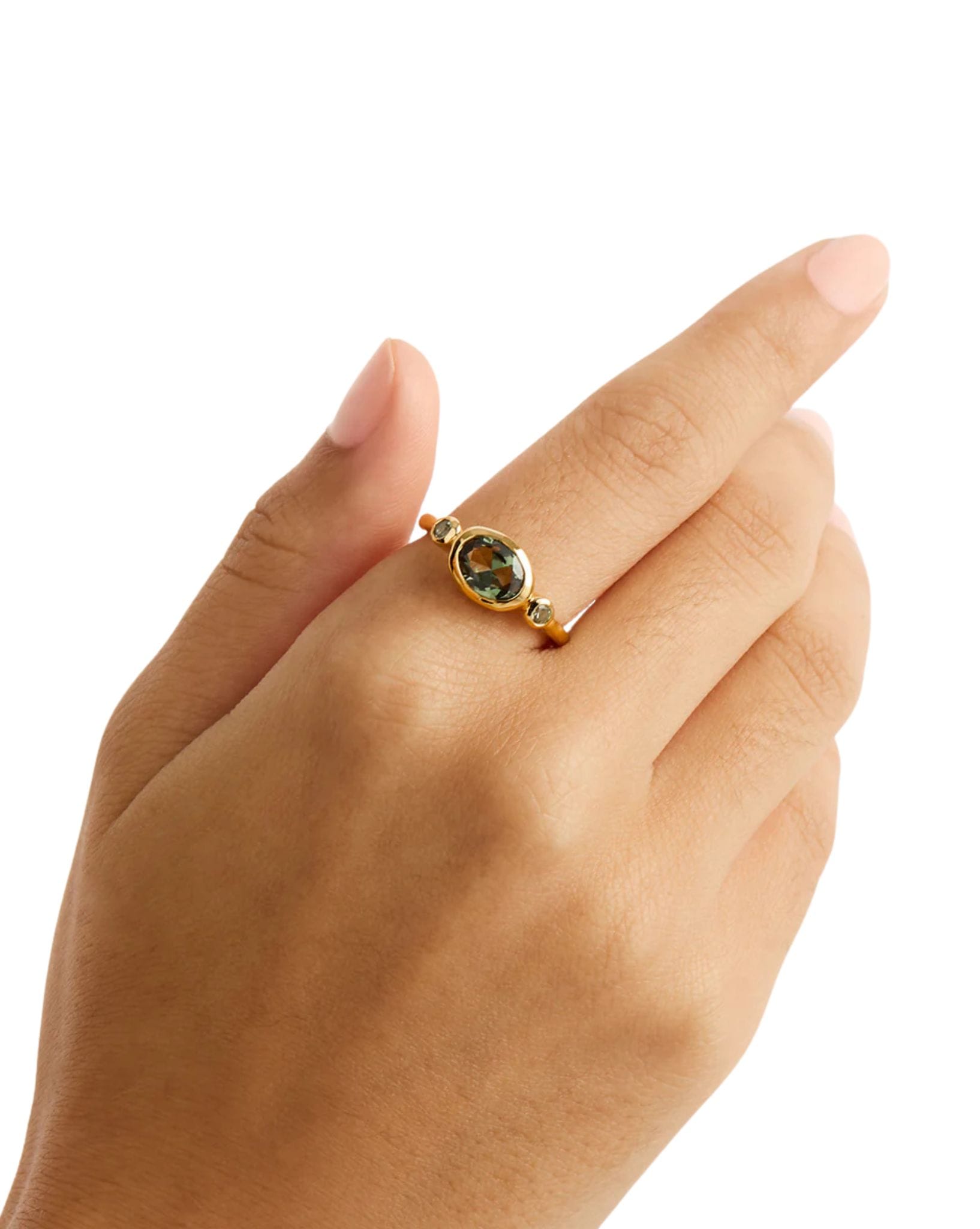 By Charlotte Radiant Soul Tourmaline Ring-Gold
