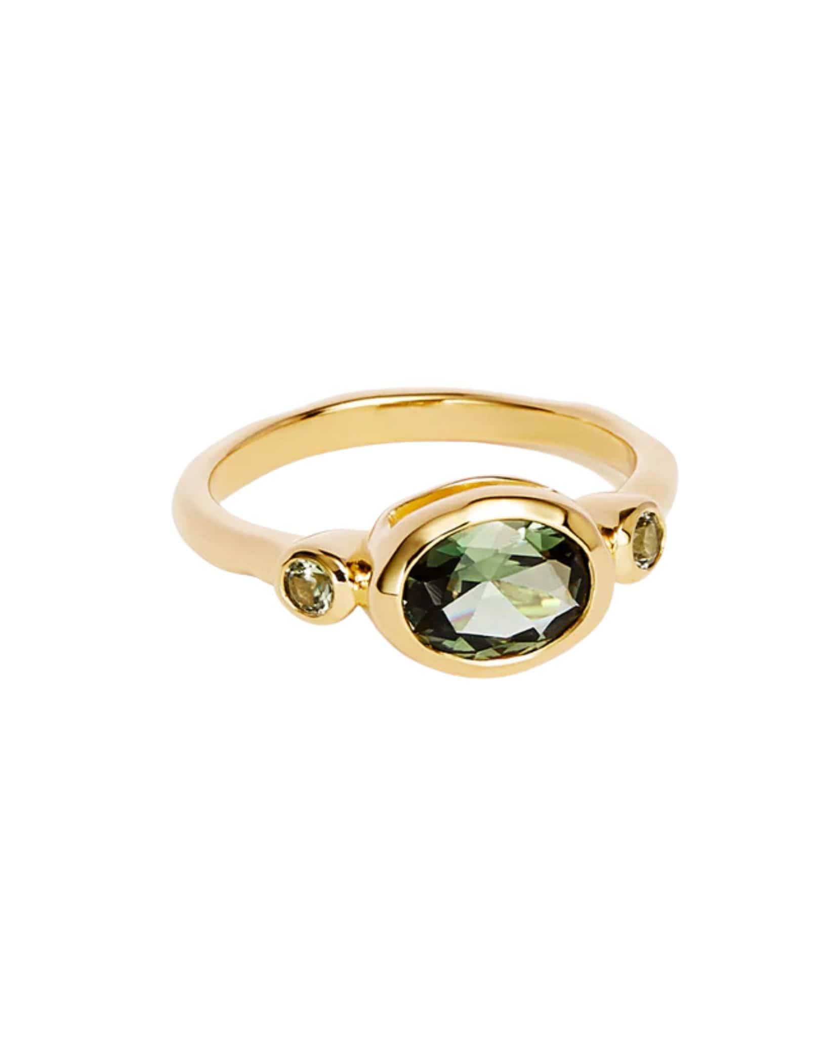 By Charlotte Radiant Soul Tourmaline Ring-Gold