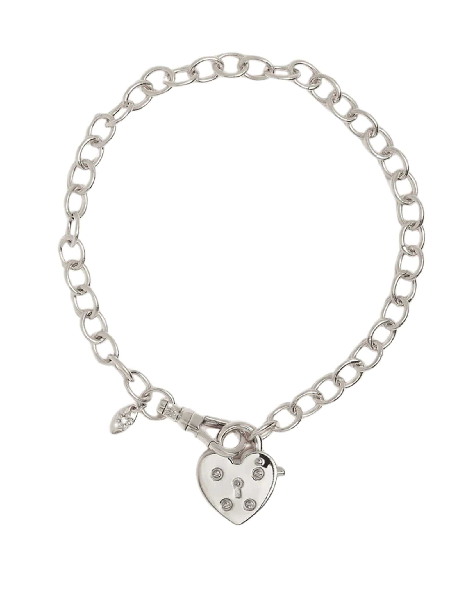 By Charlotte Silver Love Unlocked Padlock Bracelet