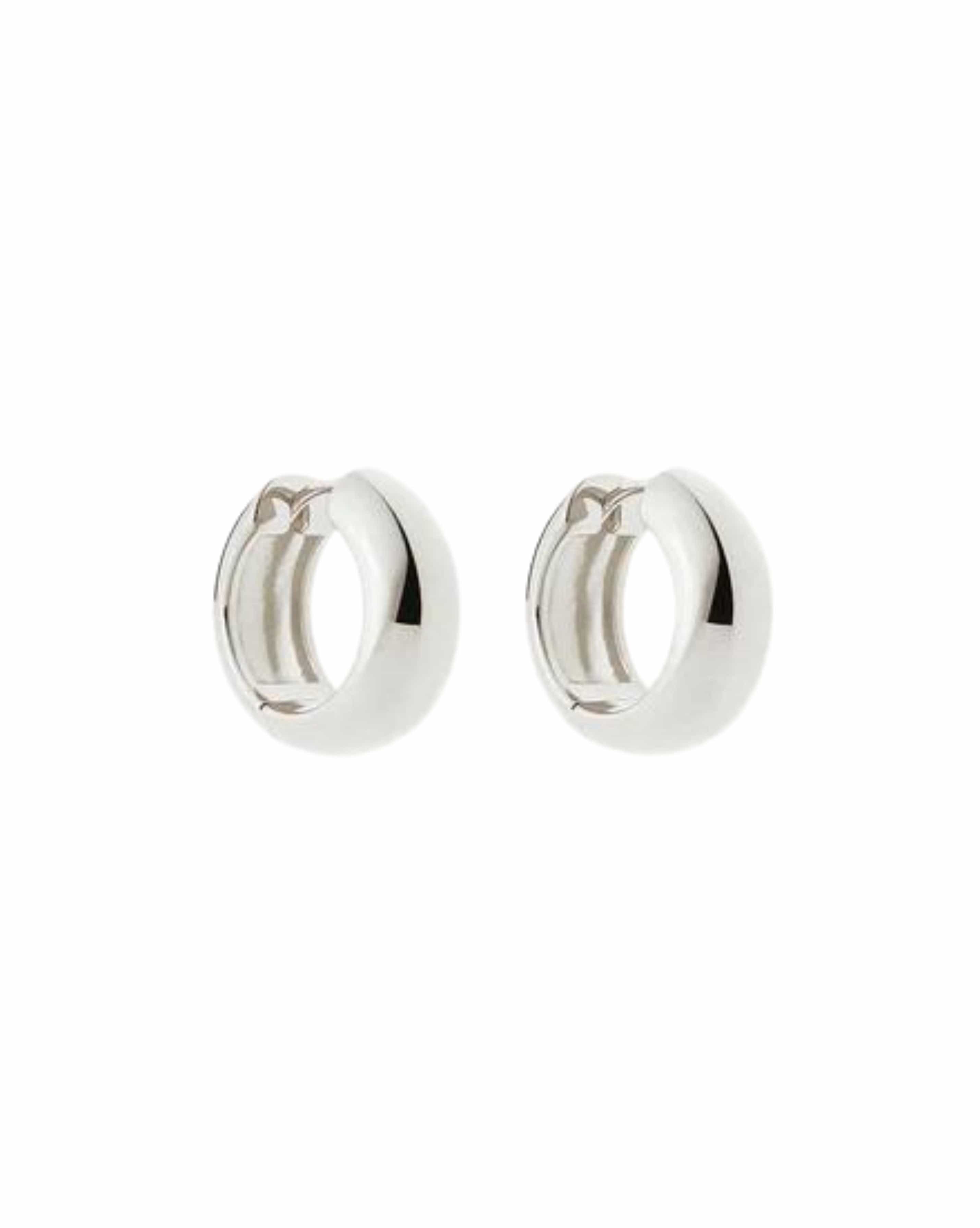 By Charlotte Sterling Silver Bold Small Hoops