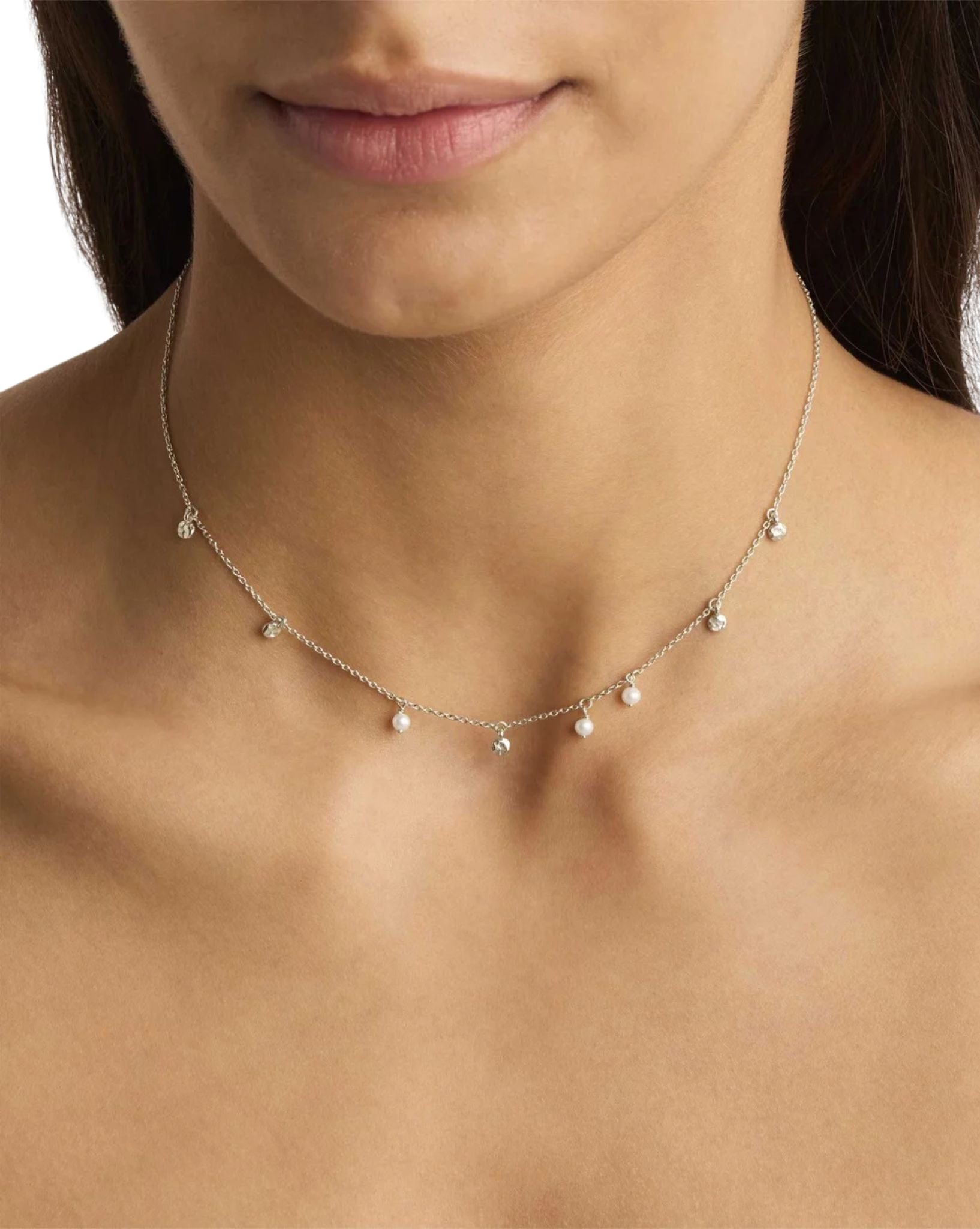 By Charlotte Sterling Silver Endless Grace Pearl Choker