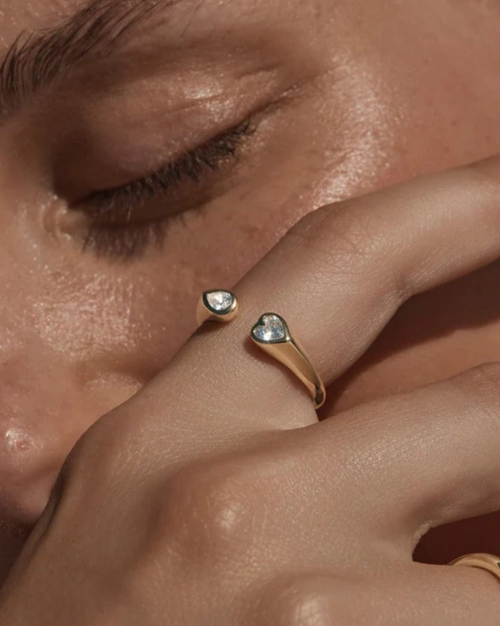 By Charlotte With Every Breath Ring - Gold