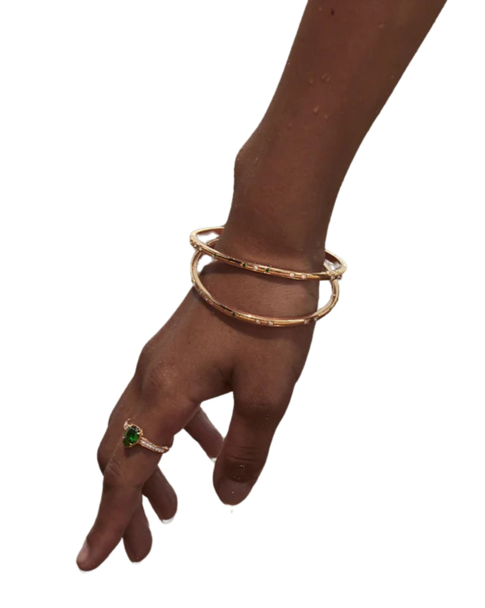 By Charlotte Womens Gold Depth of You Bangle