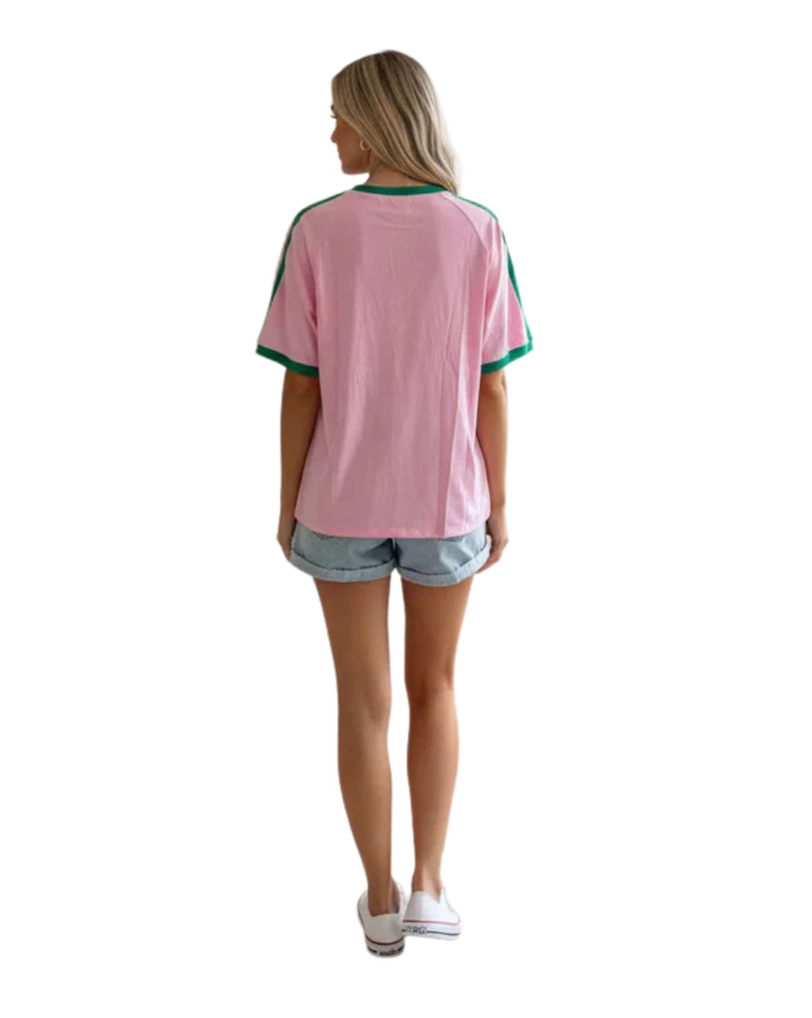 By Frankie Pink/Green Aperol Spritz T-shirt