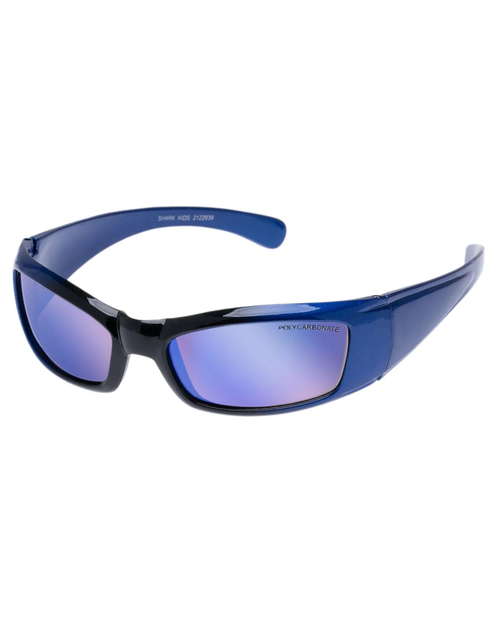 Cancer Council Shark Kids Sunglasses - Cobalt Black Grad