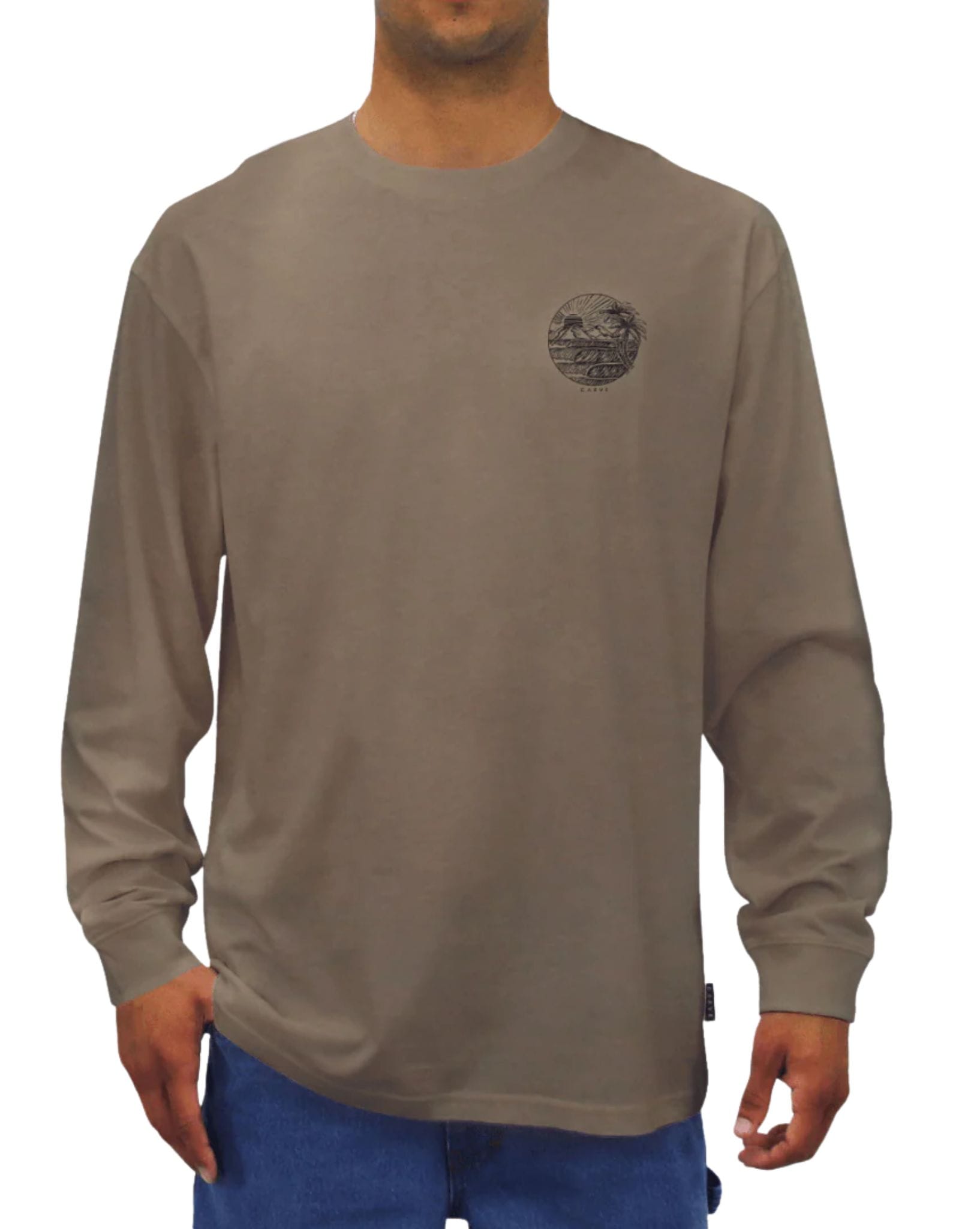 Carve Eventide Mens Long Sleeve Tee