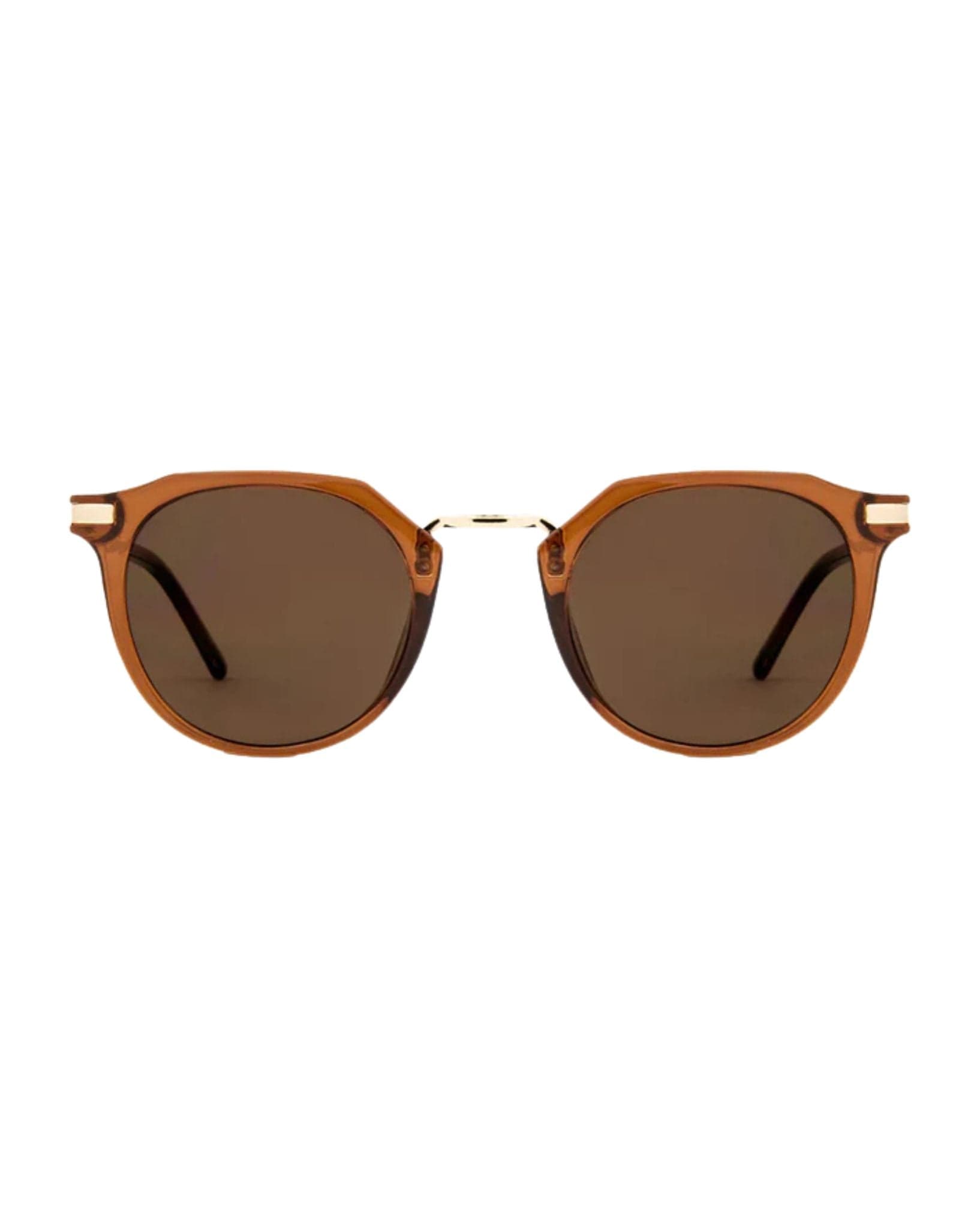 Carve Frankie Gloss Xtal Tobbaco Gold Metal Brown Lens