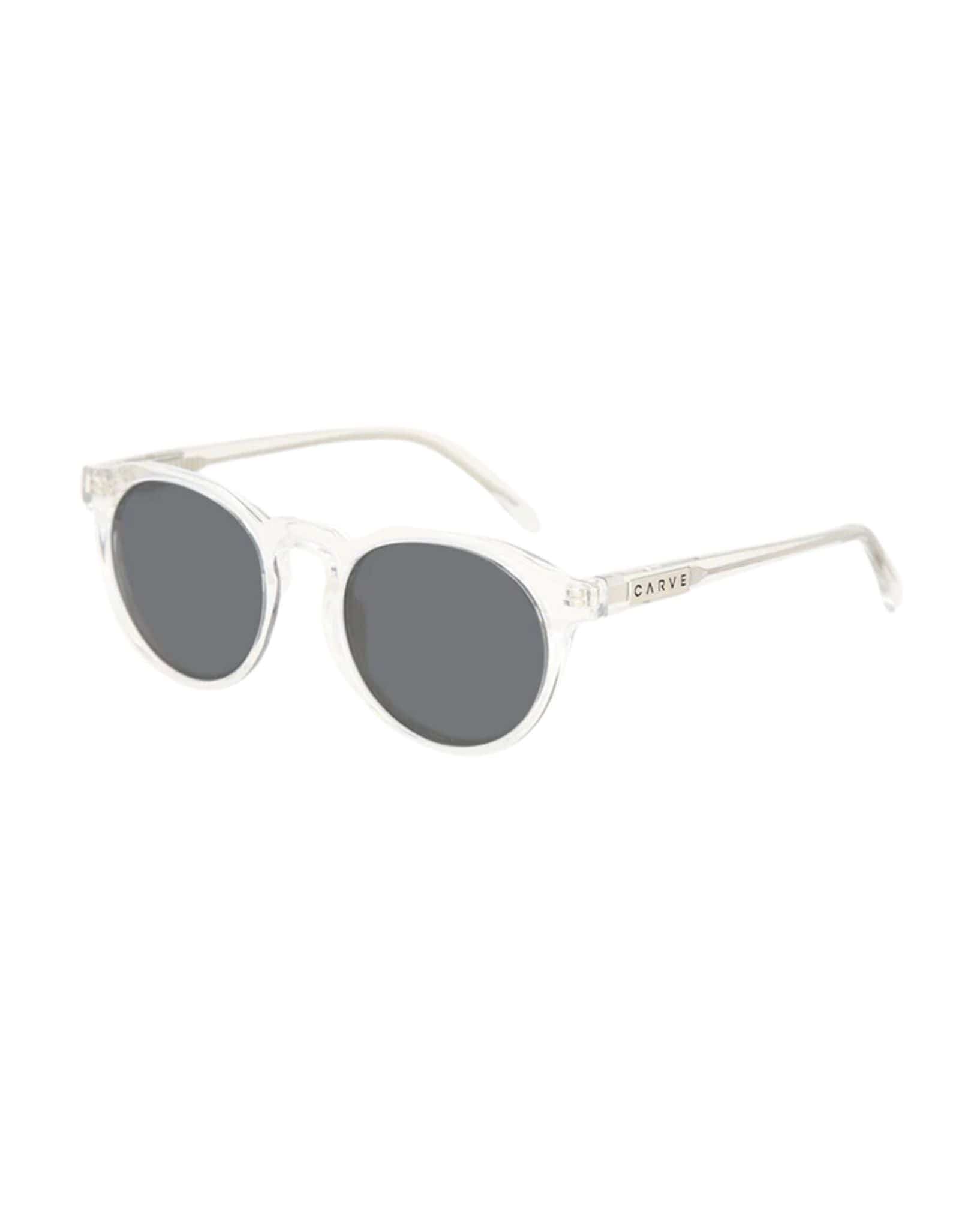 Carve Hudson Crystal Clear Frame W Grey Lens