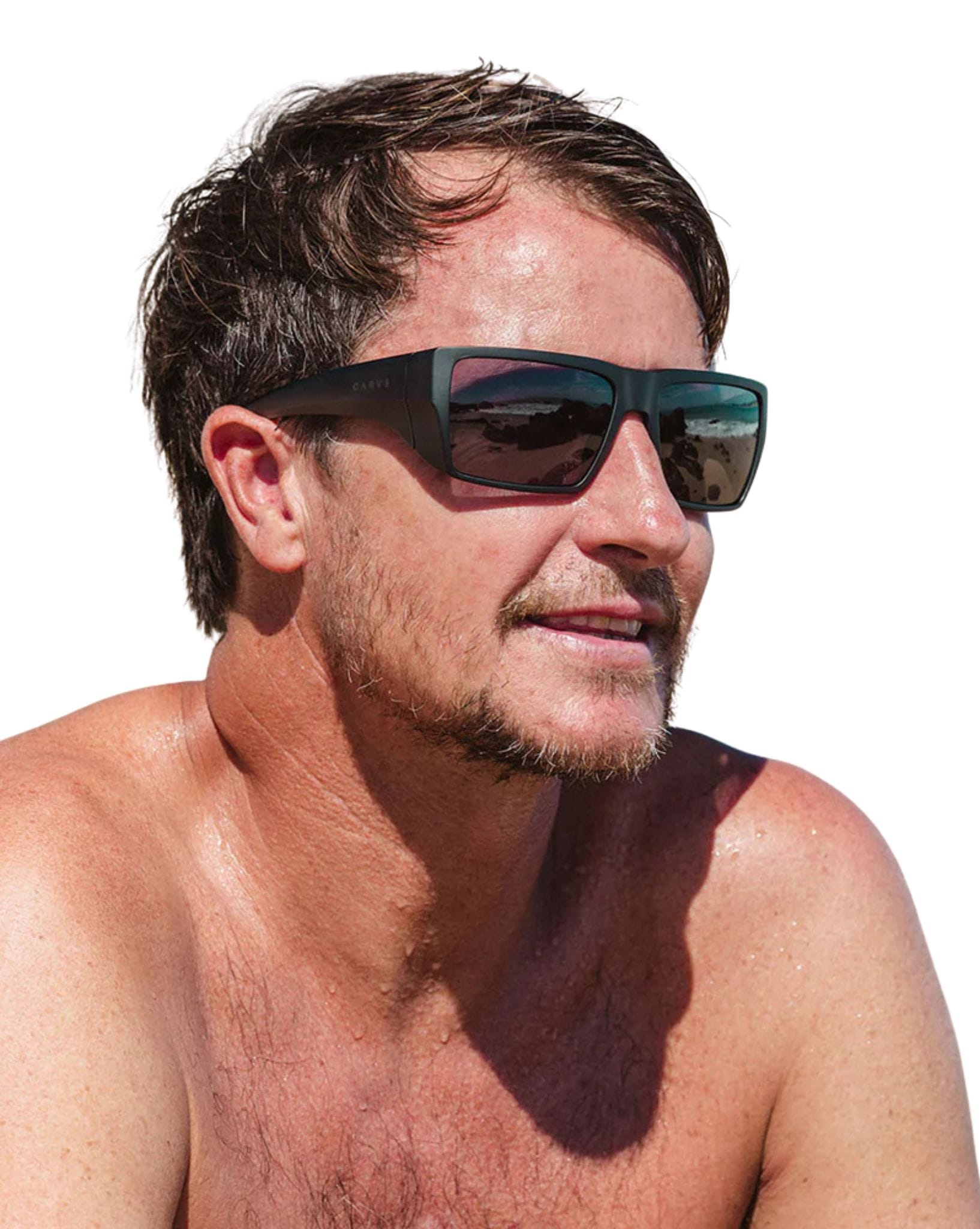 Carve Sanada Matt Black-Grey Pol Lens