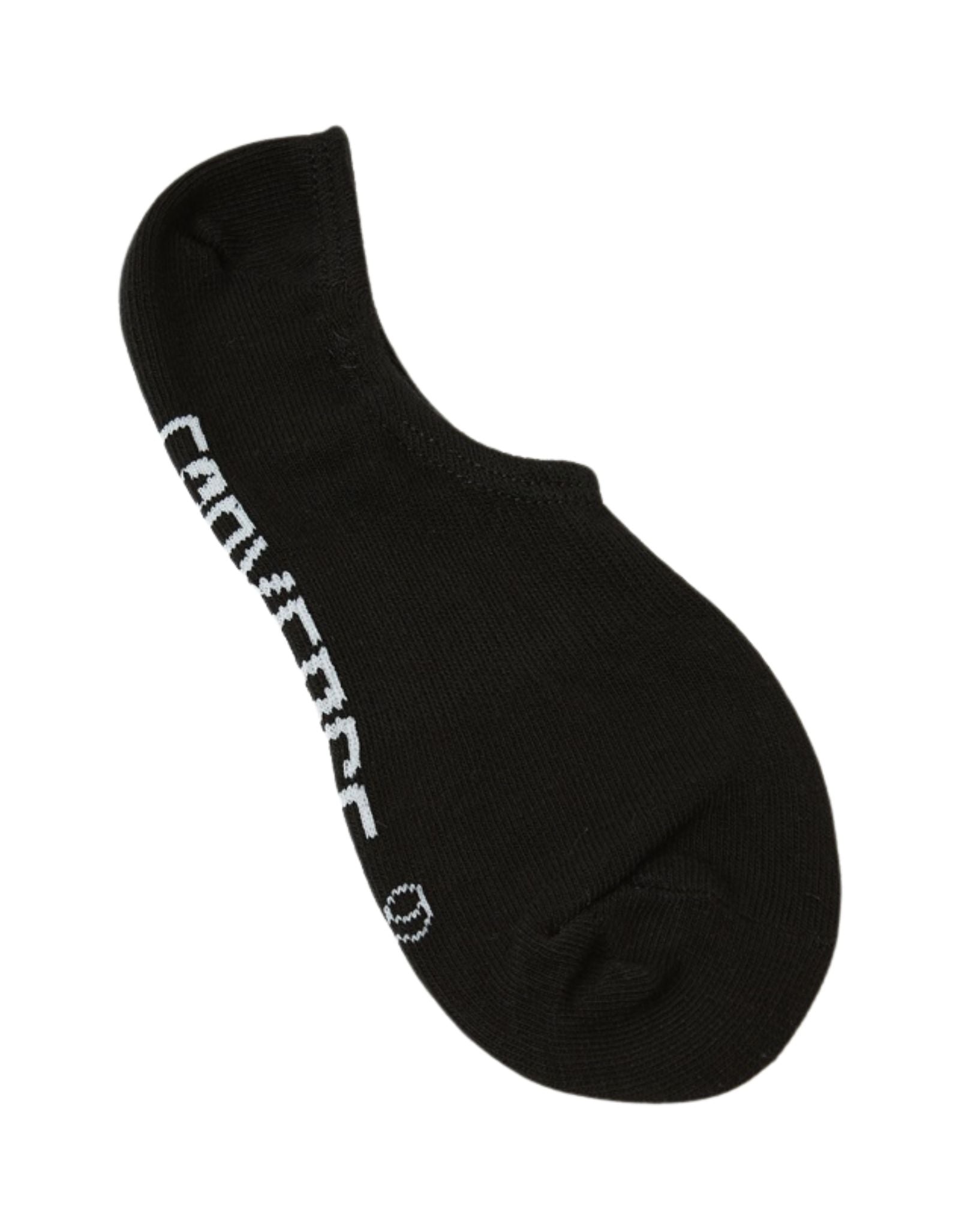 Converse Unisex Invisible Sock 3 Pack - Black I White