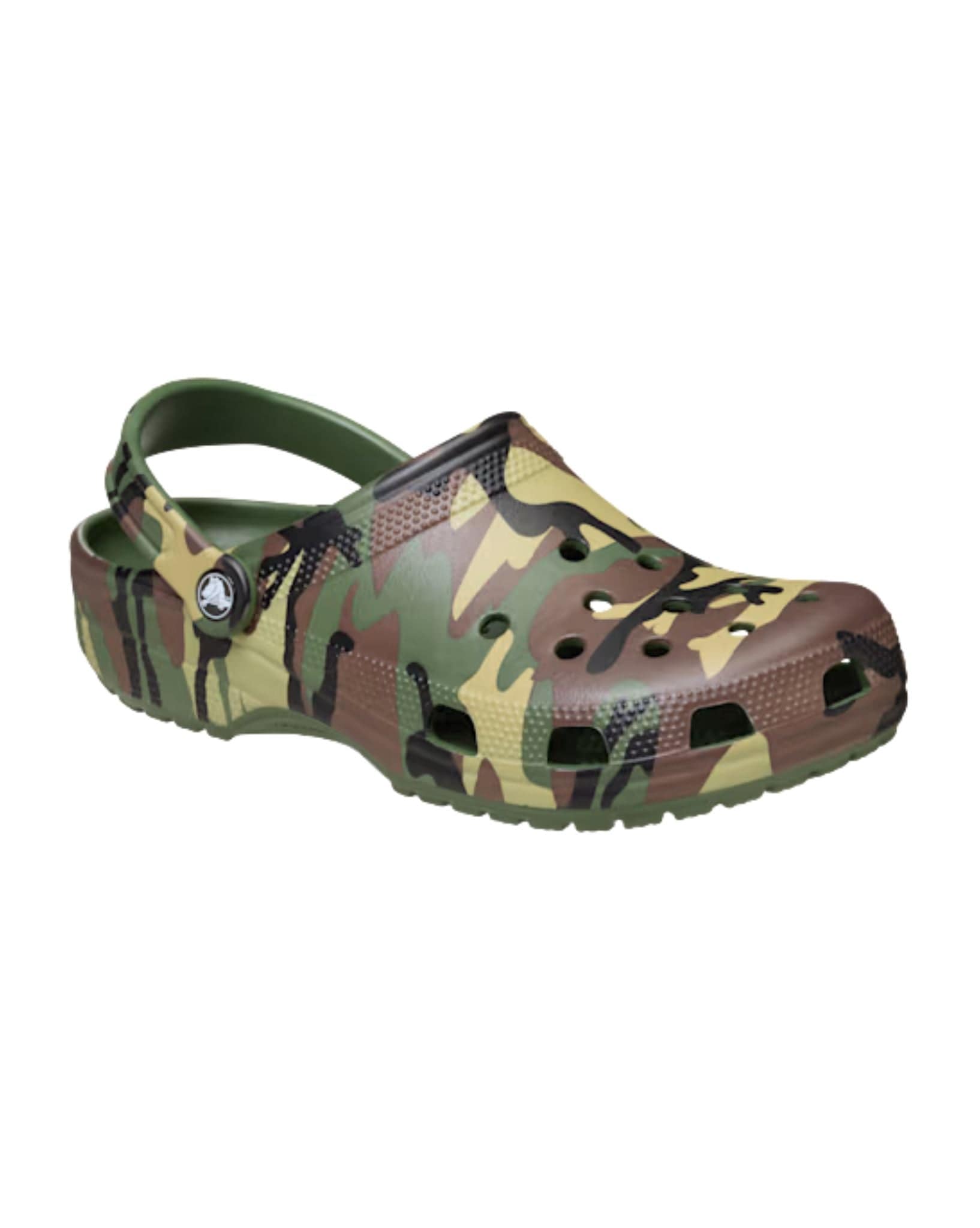 Crocs Classic Camouflage Clog Kids- Army Green/Multi