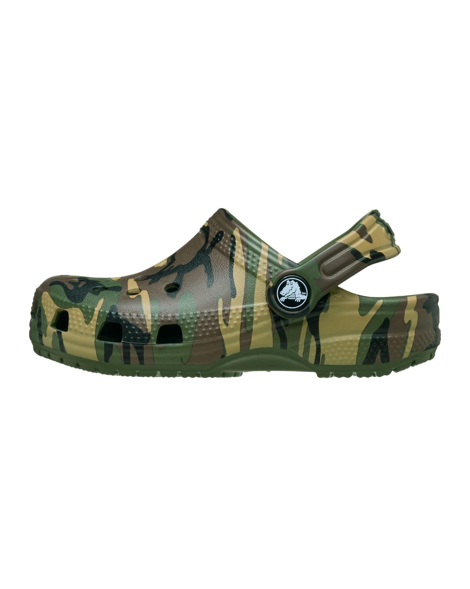 Crocs Classic Camouflage Clog Toddler- Army Green/Multi