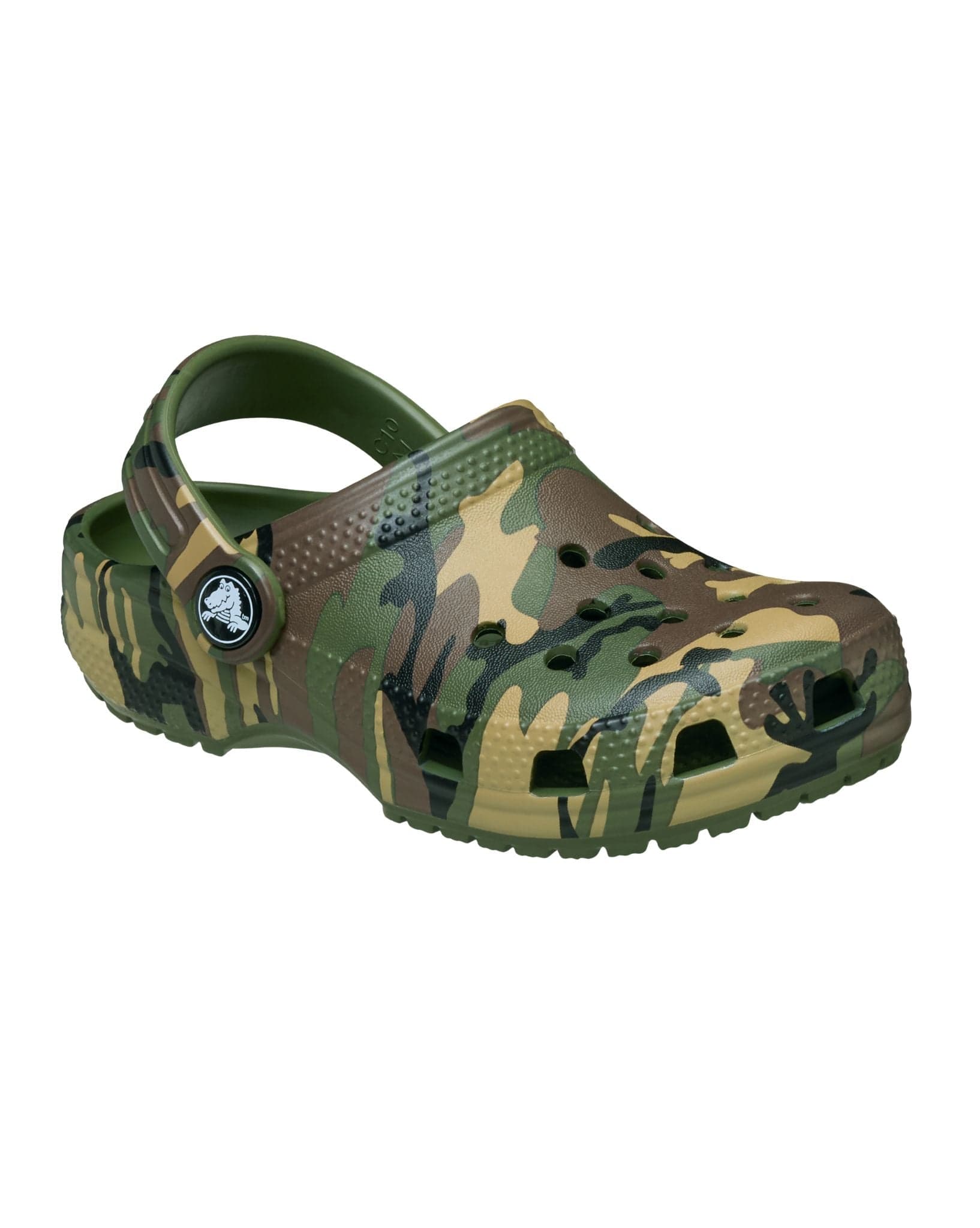 Crocs Classic Camouflage Clog Toddler- Army Green/Multi