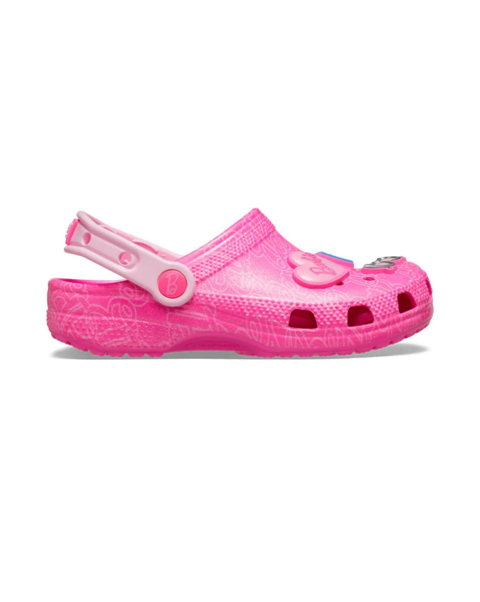 Crocs Mattel Pink Barbie Classic Clog Kids