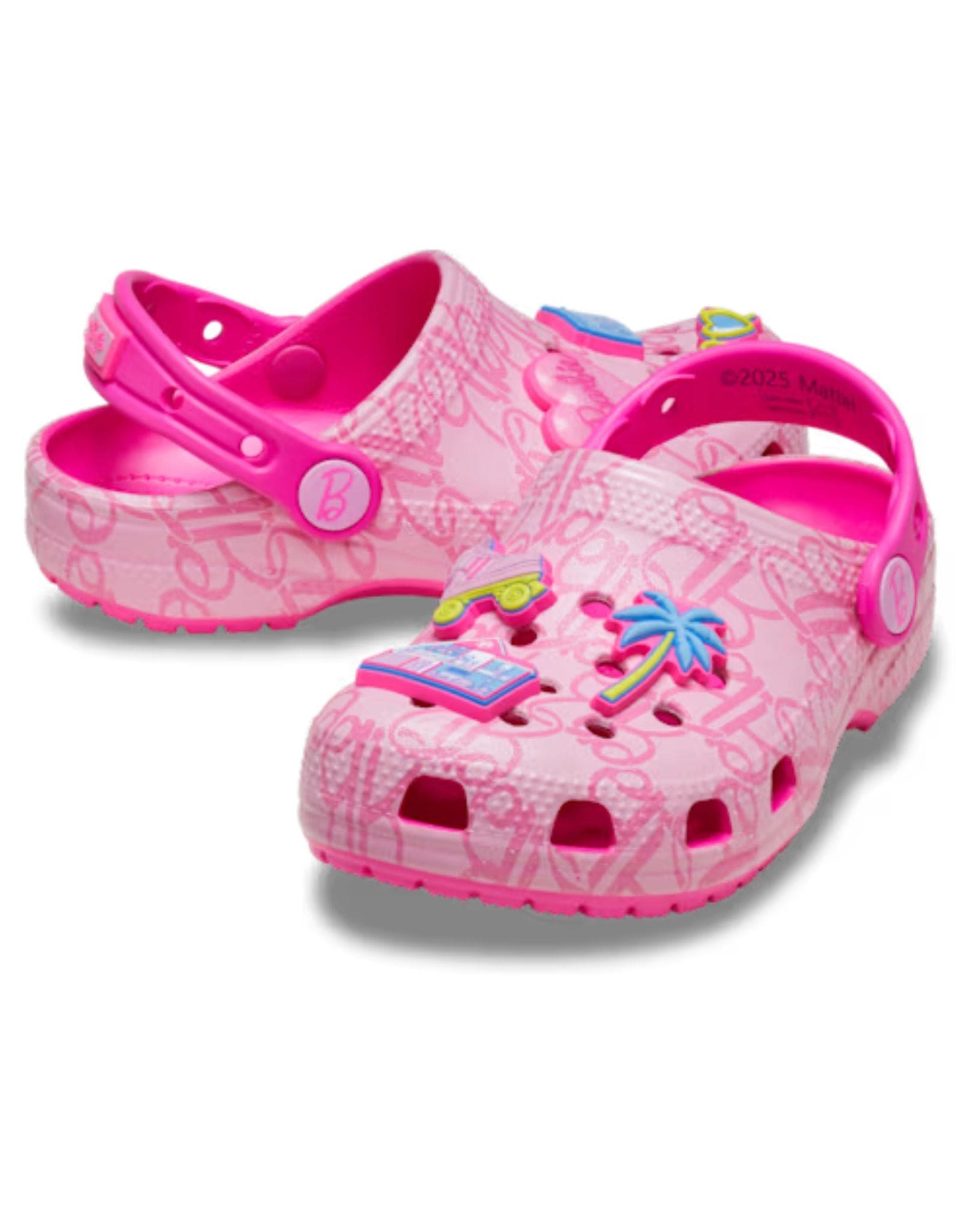 Crocs Mattel Pink Barbie Classic Clog Toddler