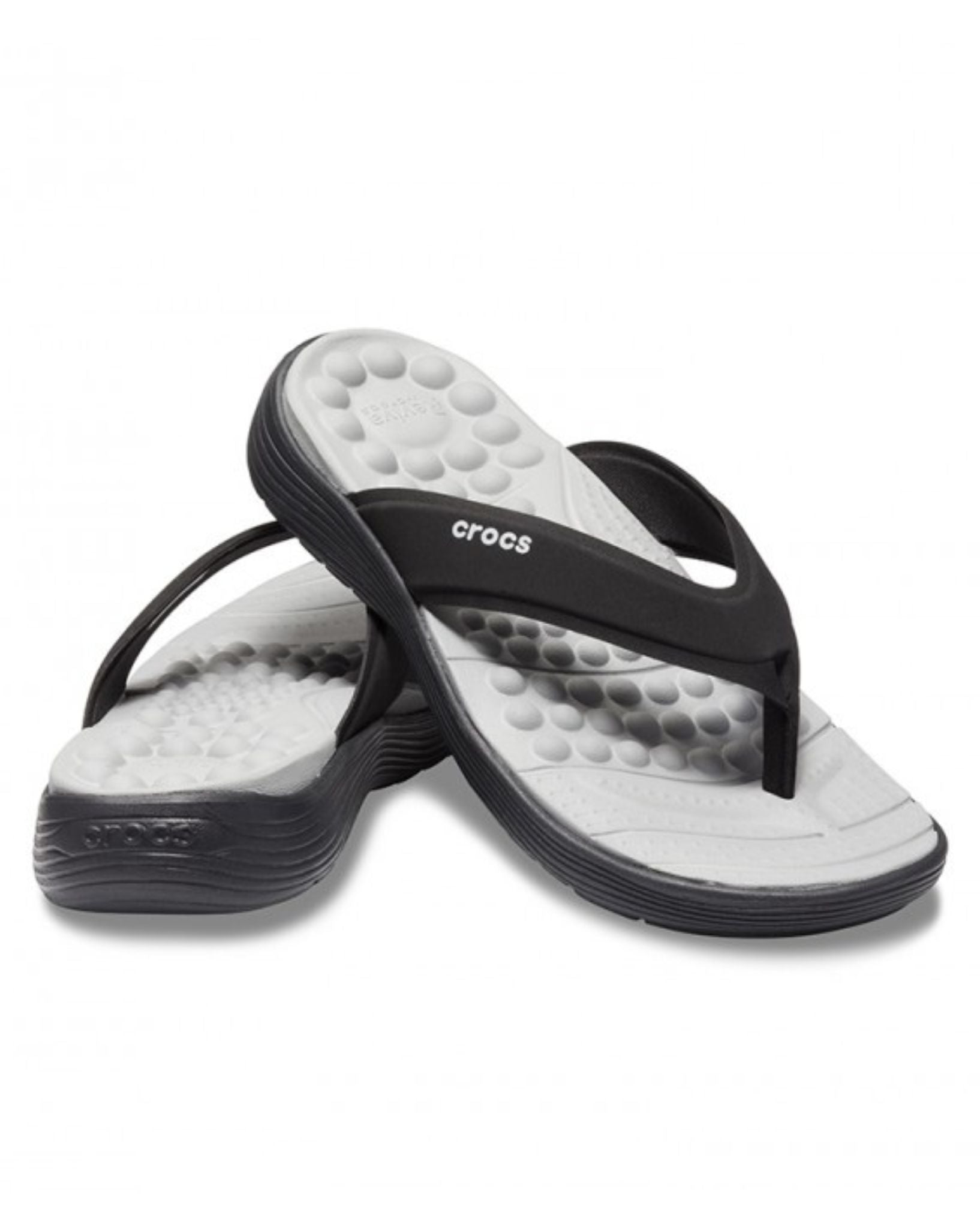 Crocs Womens Crocs Reviva Flip - Black I Black