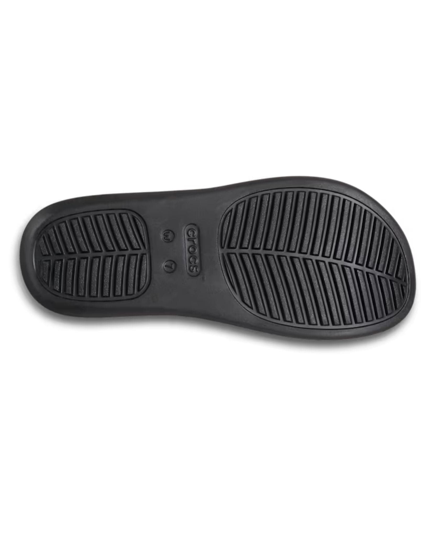 Crocs Womens Getaway Platform Toe Loop - Black