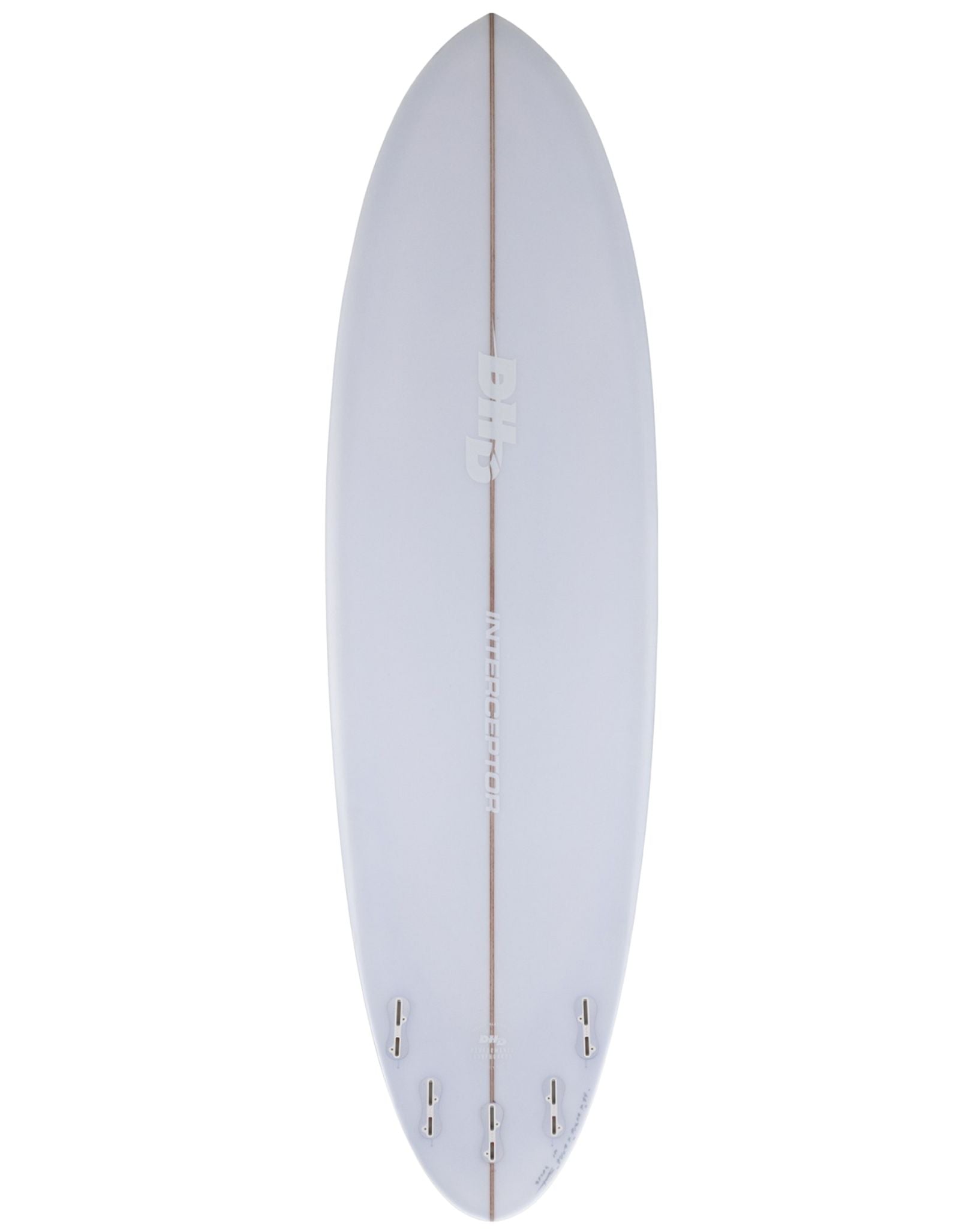 DHD Interceptor Surfboard 6'6 White