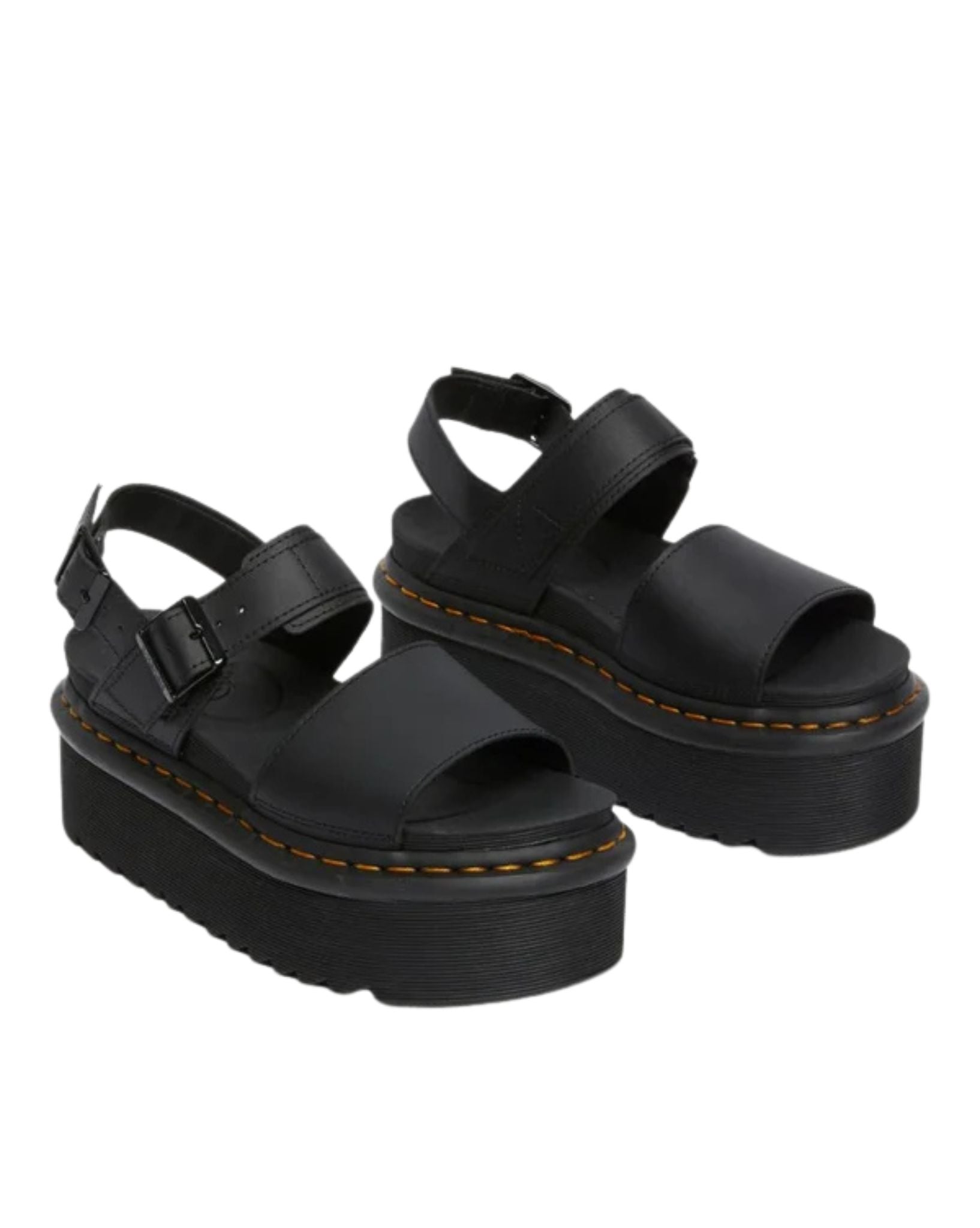 Doc Martens Womens Voss Quad Sandals - Black Hydro