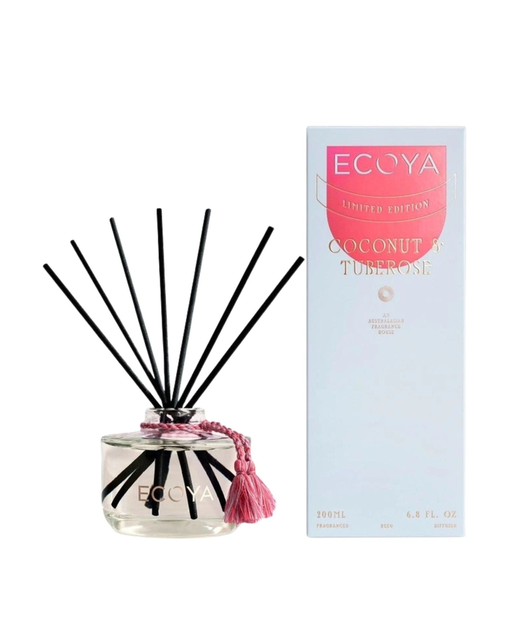 ECOYA ECOYA 200ml Reed Diffuser Coconut & Tuberose