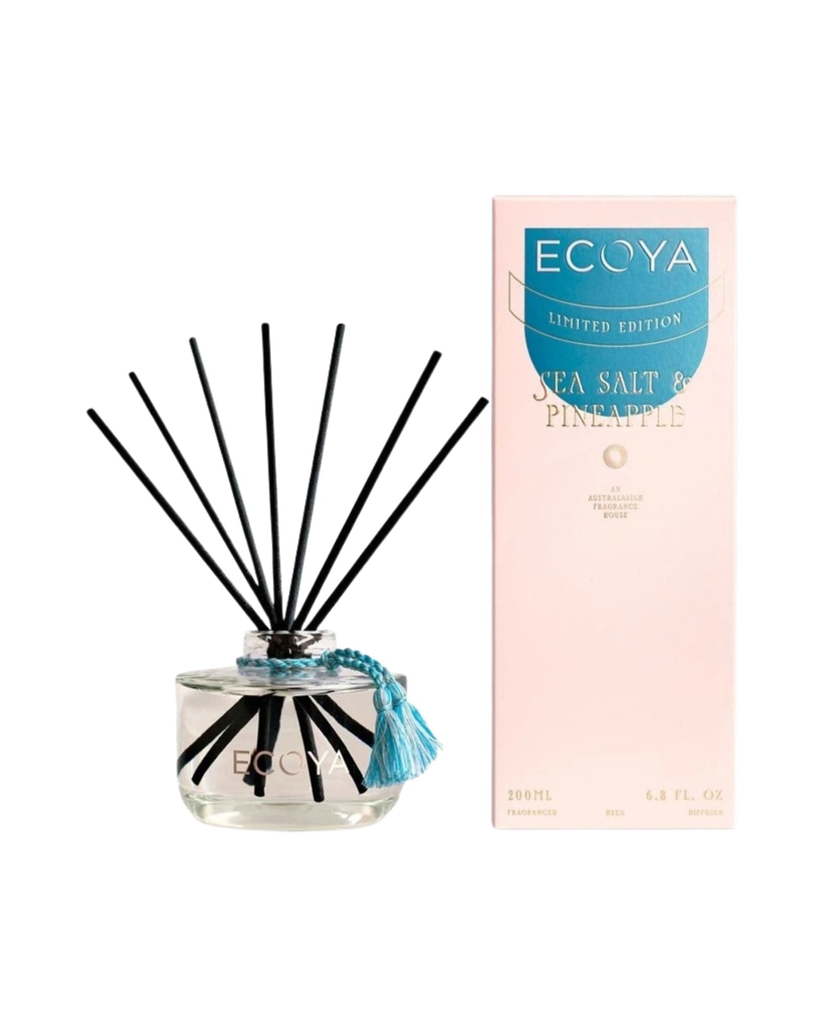 ECOYA ECOYA 200ml Reed Diffuser - Sea Salt & Pineapple