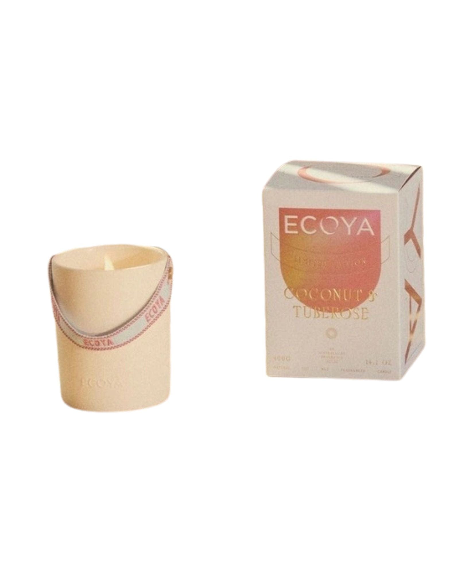 ECOYA ECOYA 400g Ceramic Candle - Coconut & Tuberose