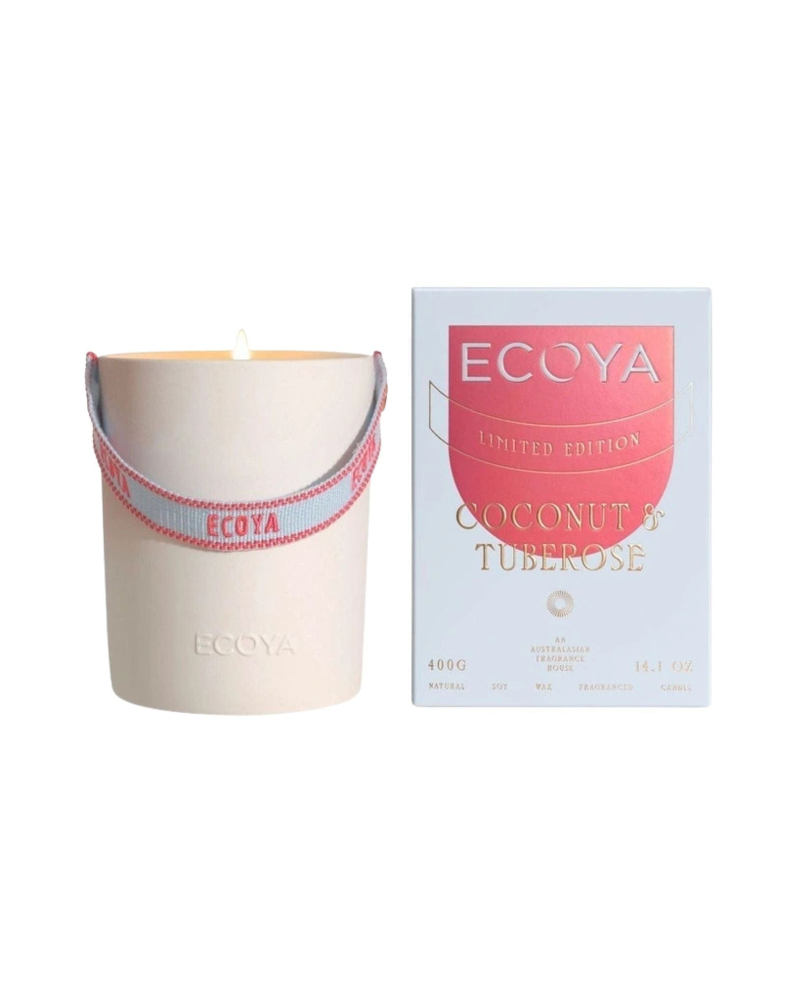 ECOYA ECOYA 400g Ceramic Candle - Coconut & Tuberose