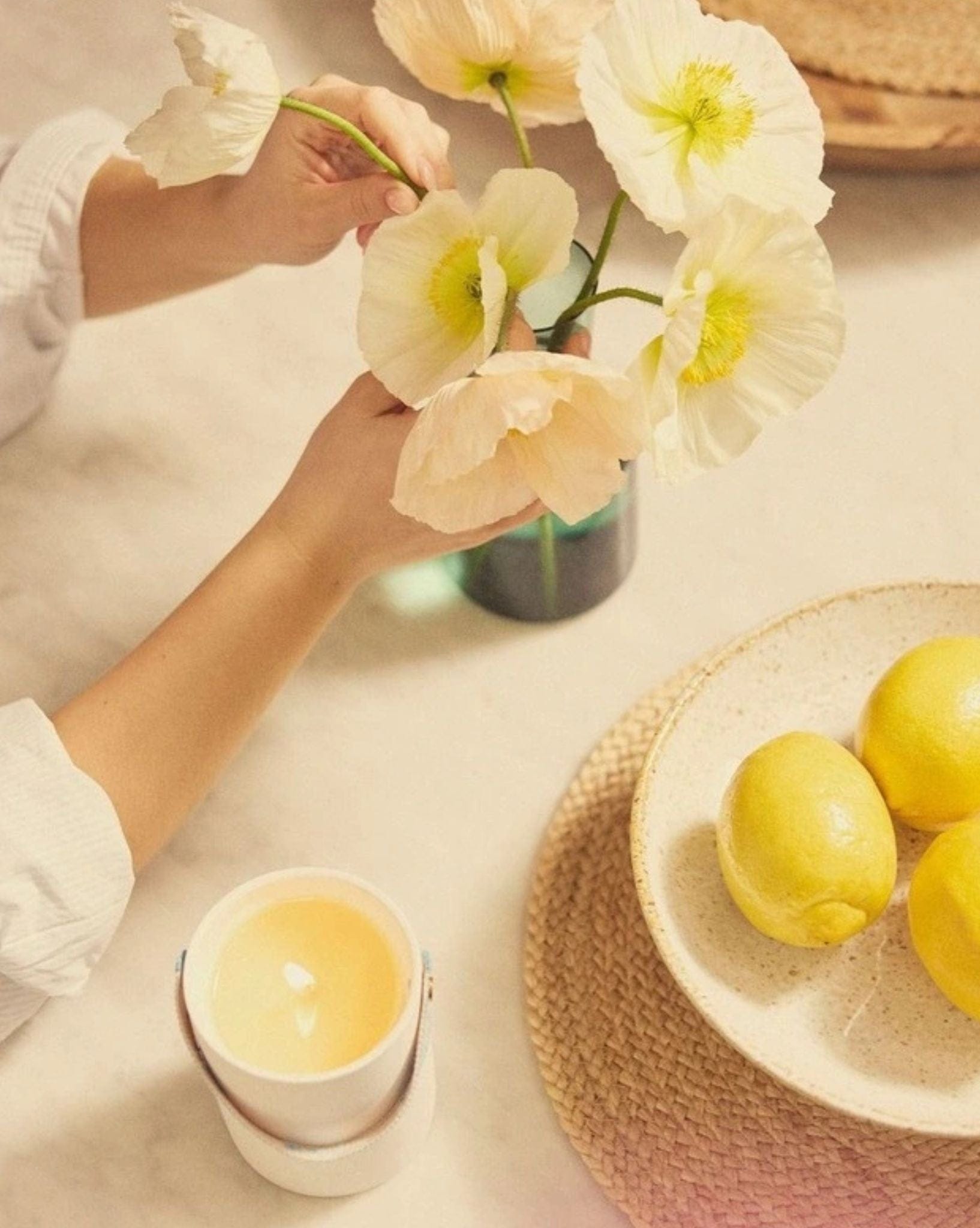 ECOYA ECOYA 400gm Ceramic Candle - Sea Salt & Pineapple