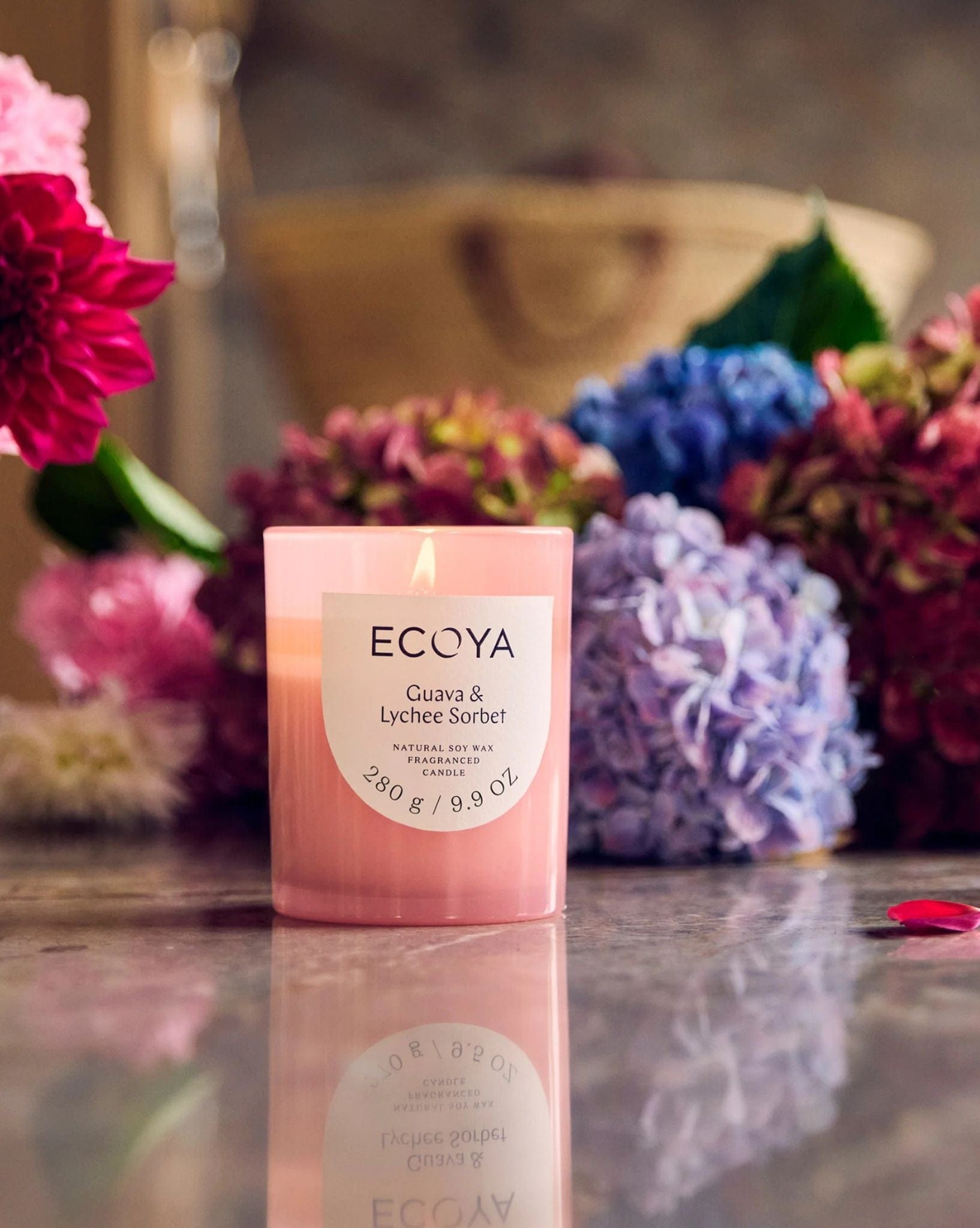 ECOYA ECOYA-Metro-Candle-Guava-&-Lychee-Sorbet-280g