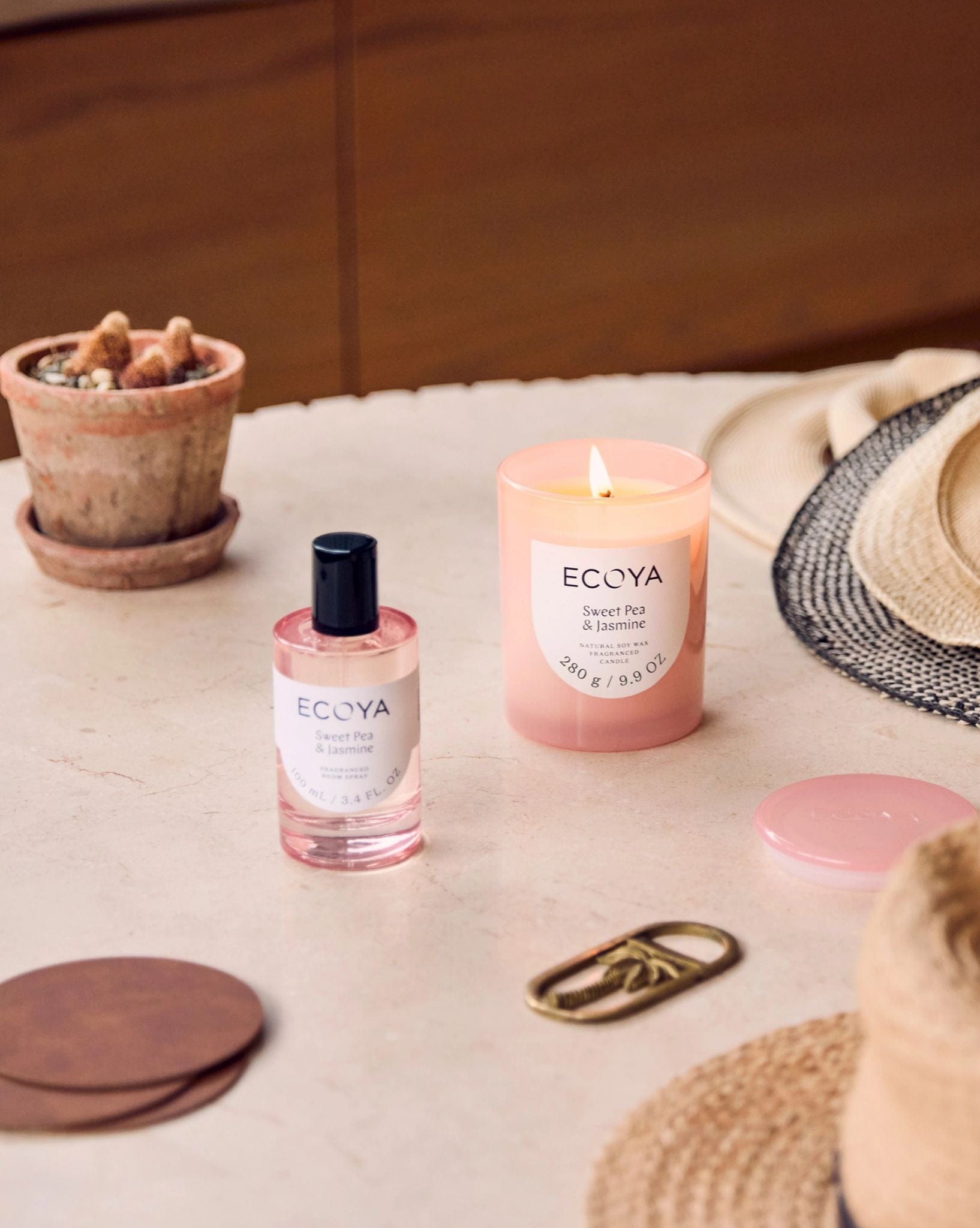 ECOYA ECOYA-Metro-Candle-Sweet-Pea-&-Jasmine-280g