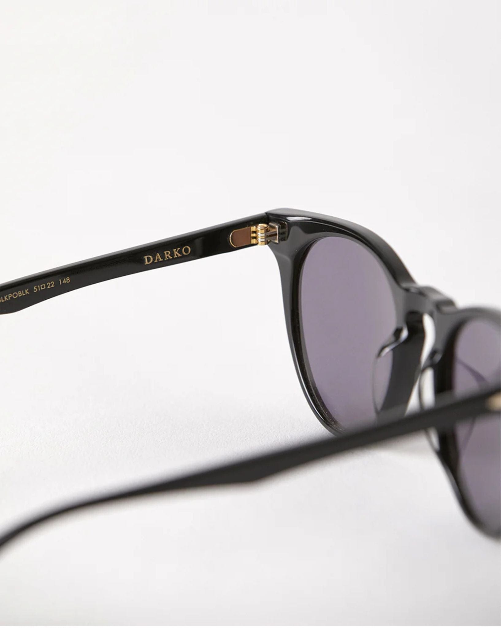Epokhe Darko Sunglasses - Black Polished I Black