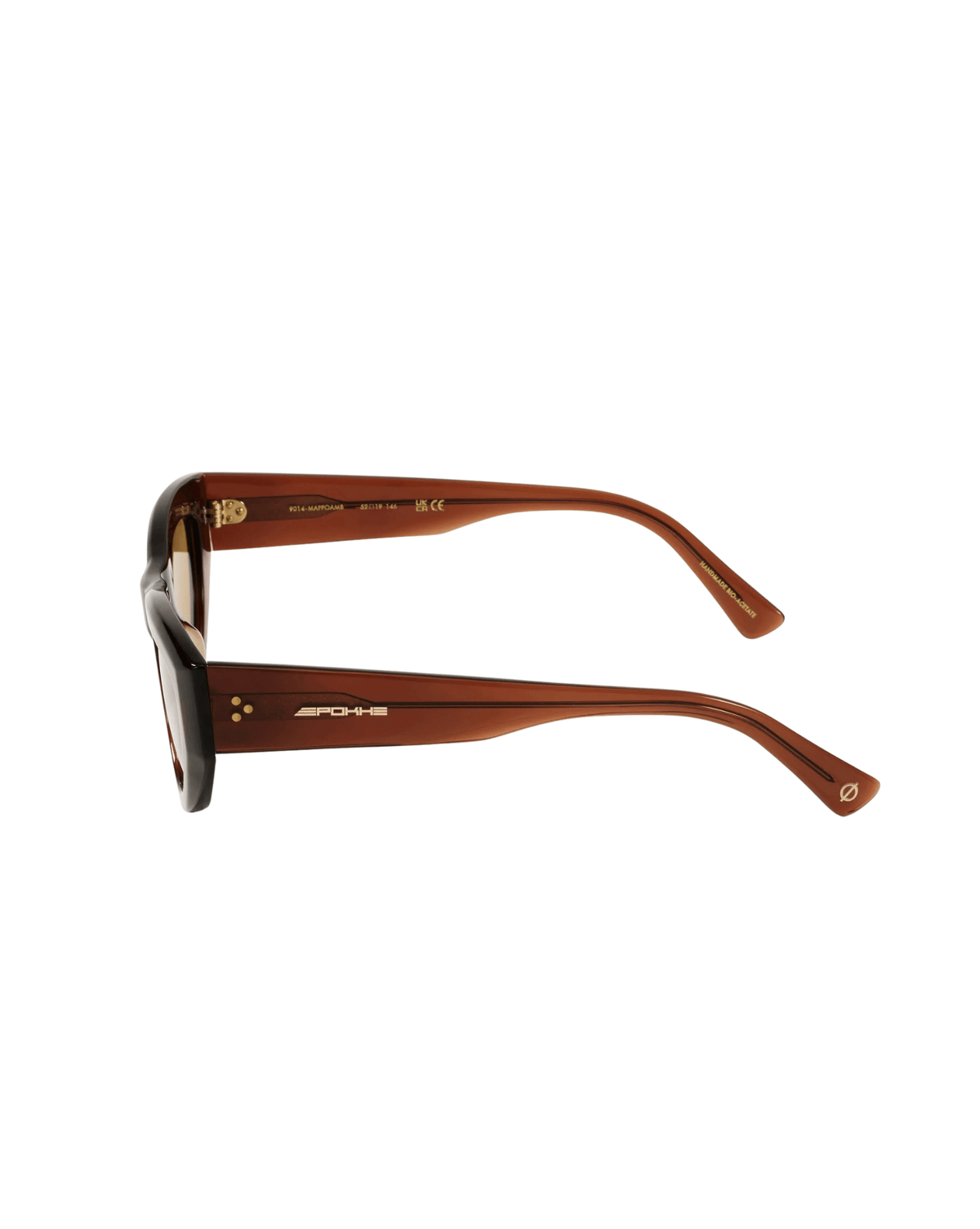 Epokhe Womens Sunglasses Epokhe Memory - Maple Polished / Amber